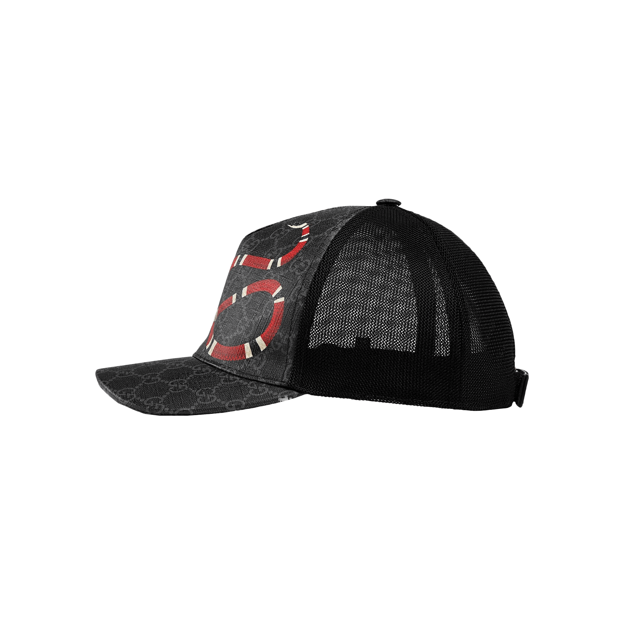 Gucci Kingsnake Print GG Supreme Baseball Hat