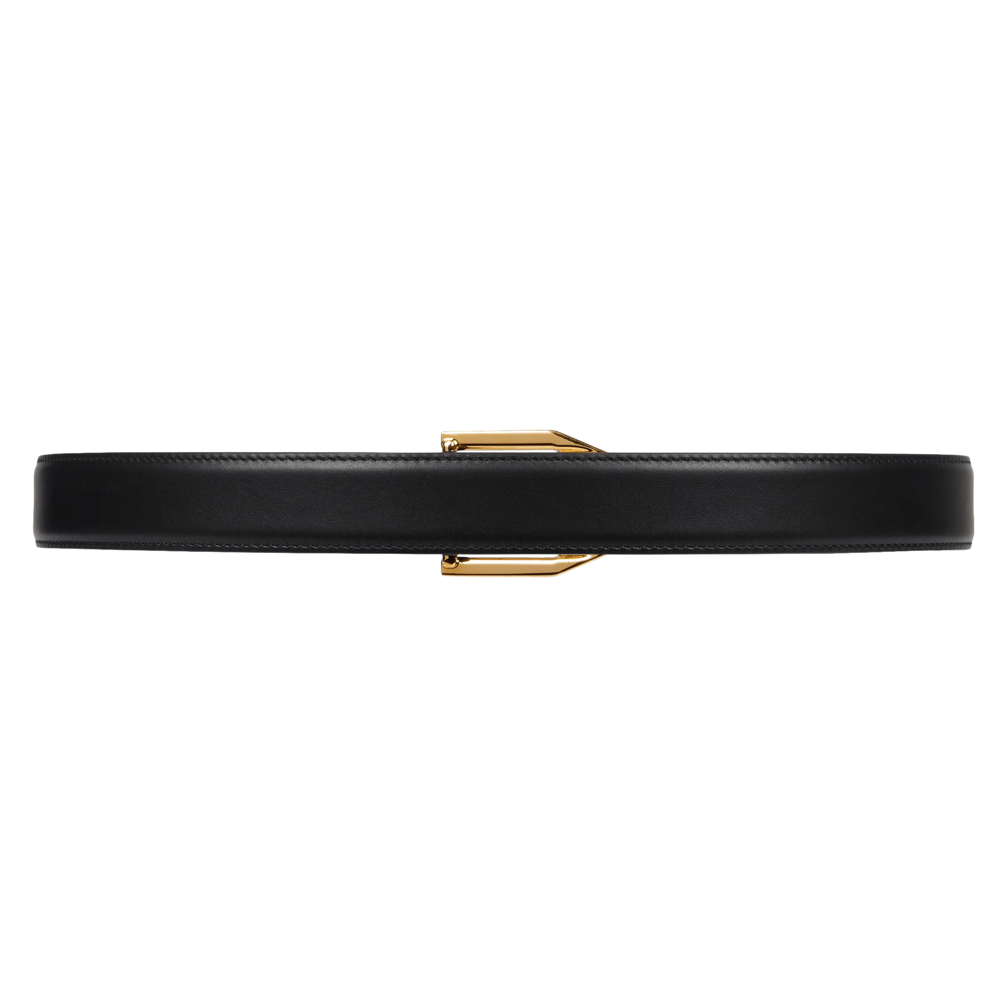 Gucci Leather Belt With Squared Buckle