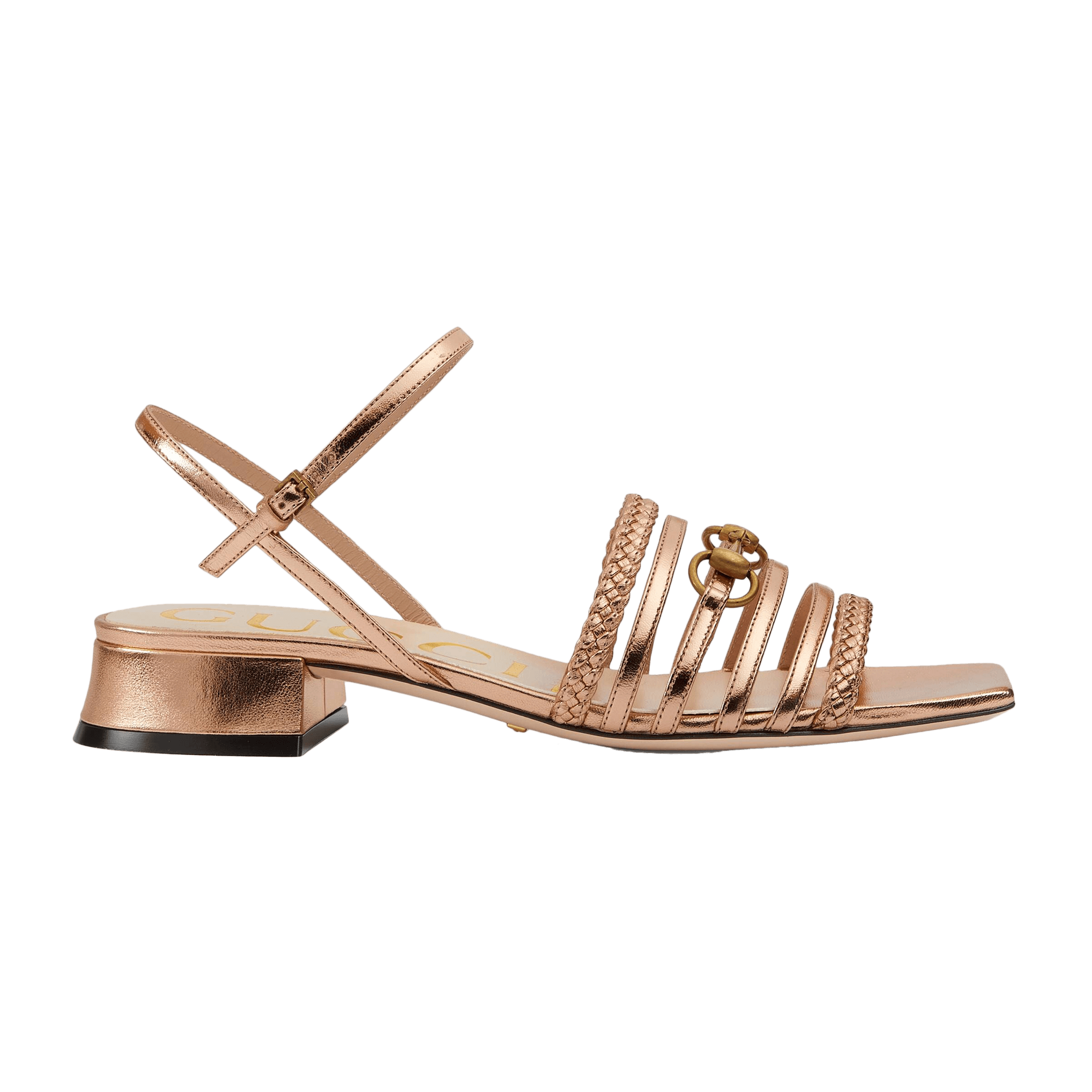 Gucci Women's Leather Sandal With Horsebit