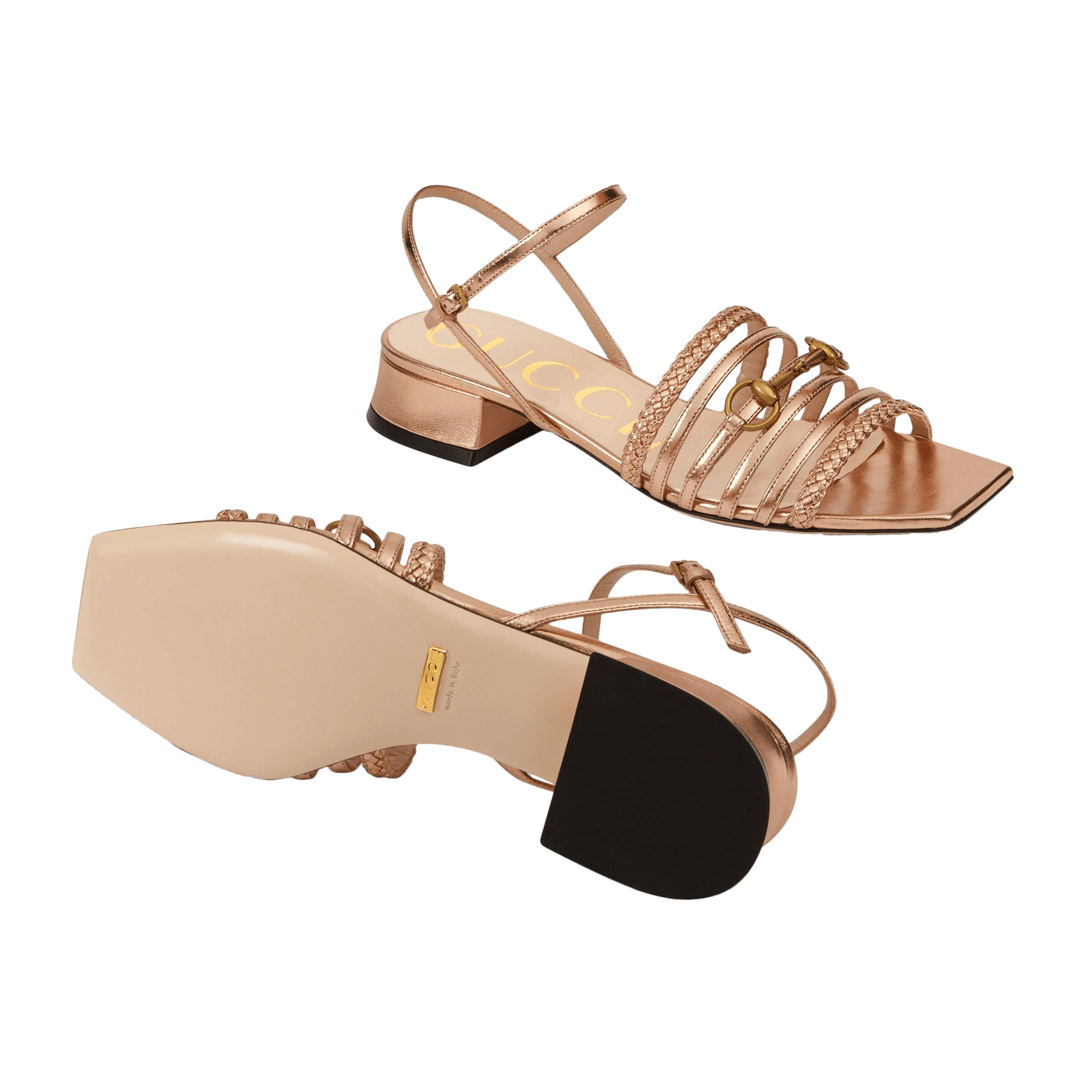 Gucci Women's Leather Sandal With Horsebit