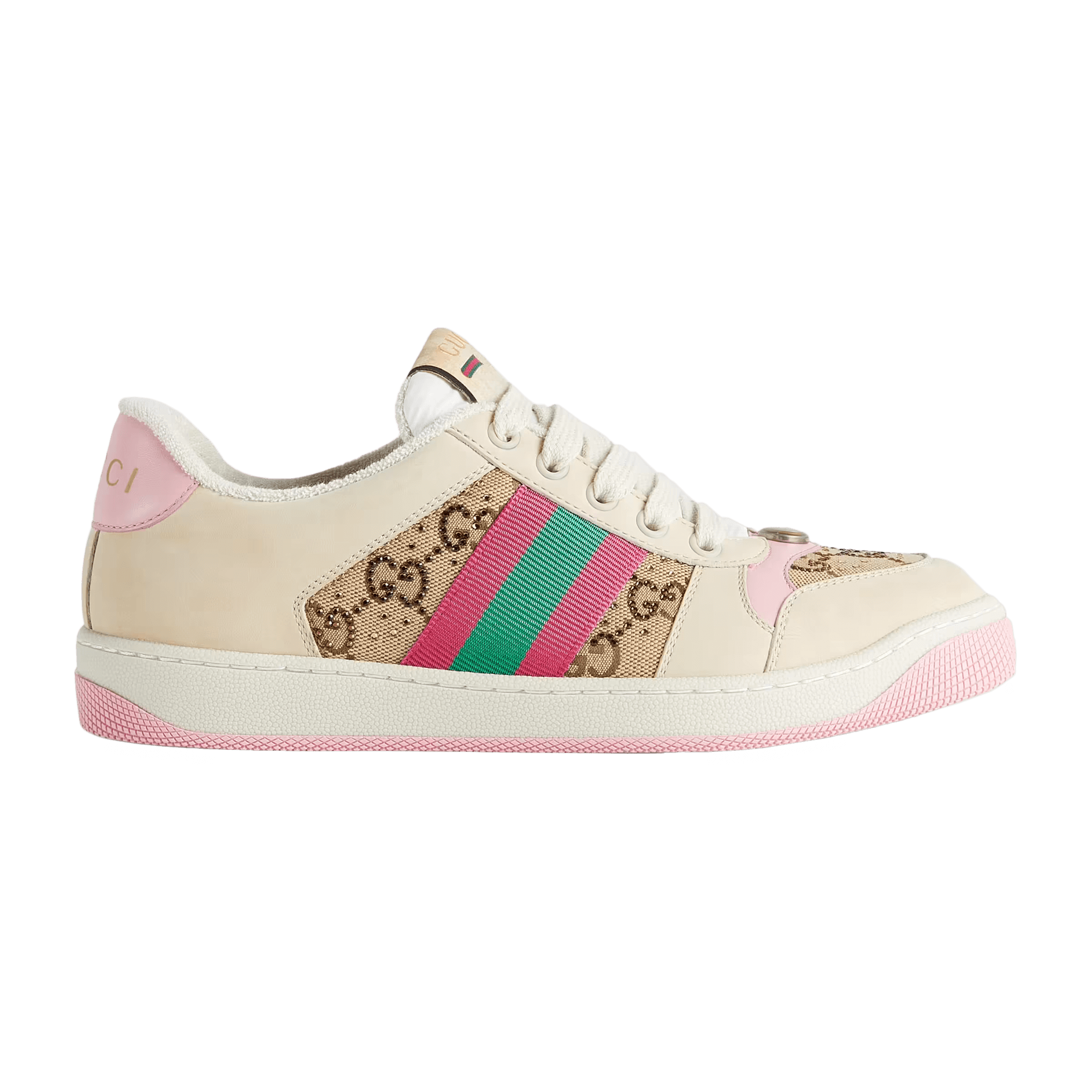 Gucci Women's Screener Sneaker With Crystals