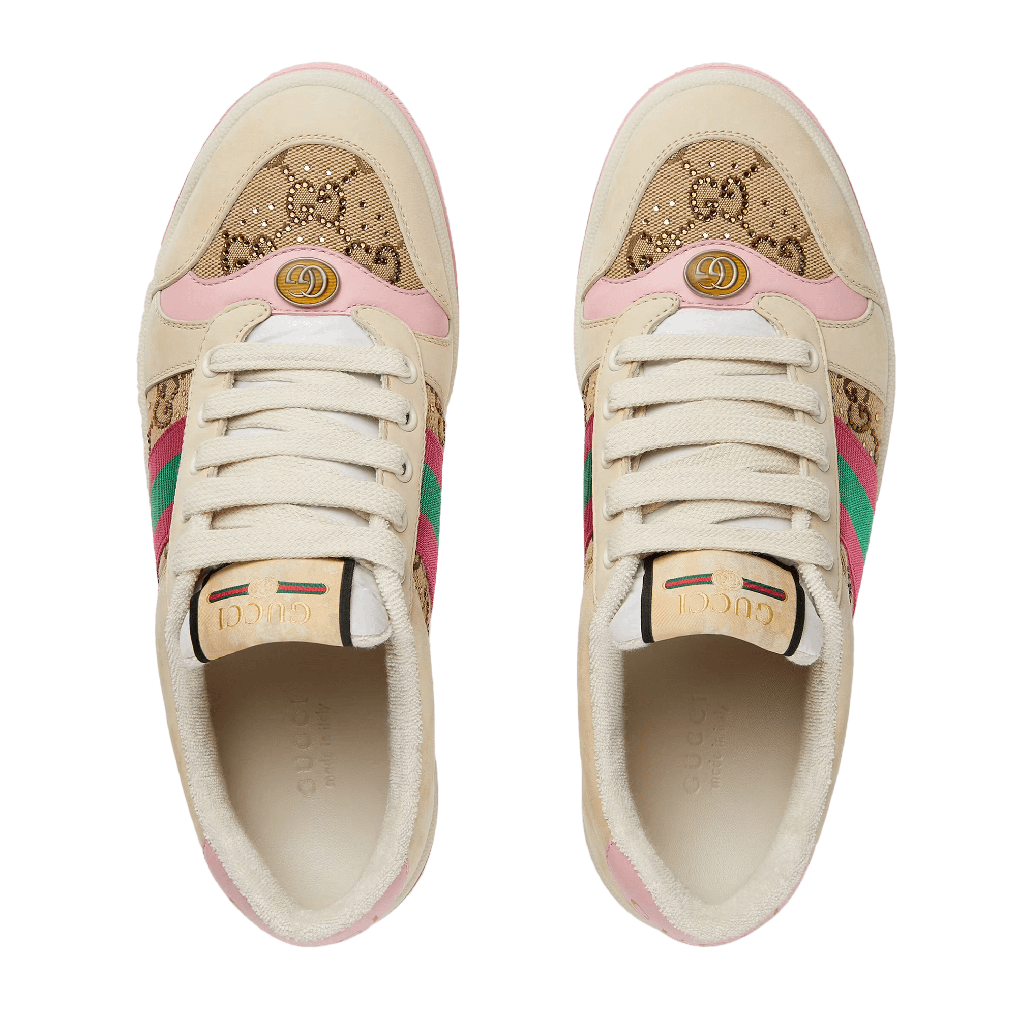 Gucci Women's Screener Sneaker With Crystals