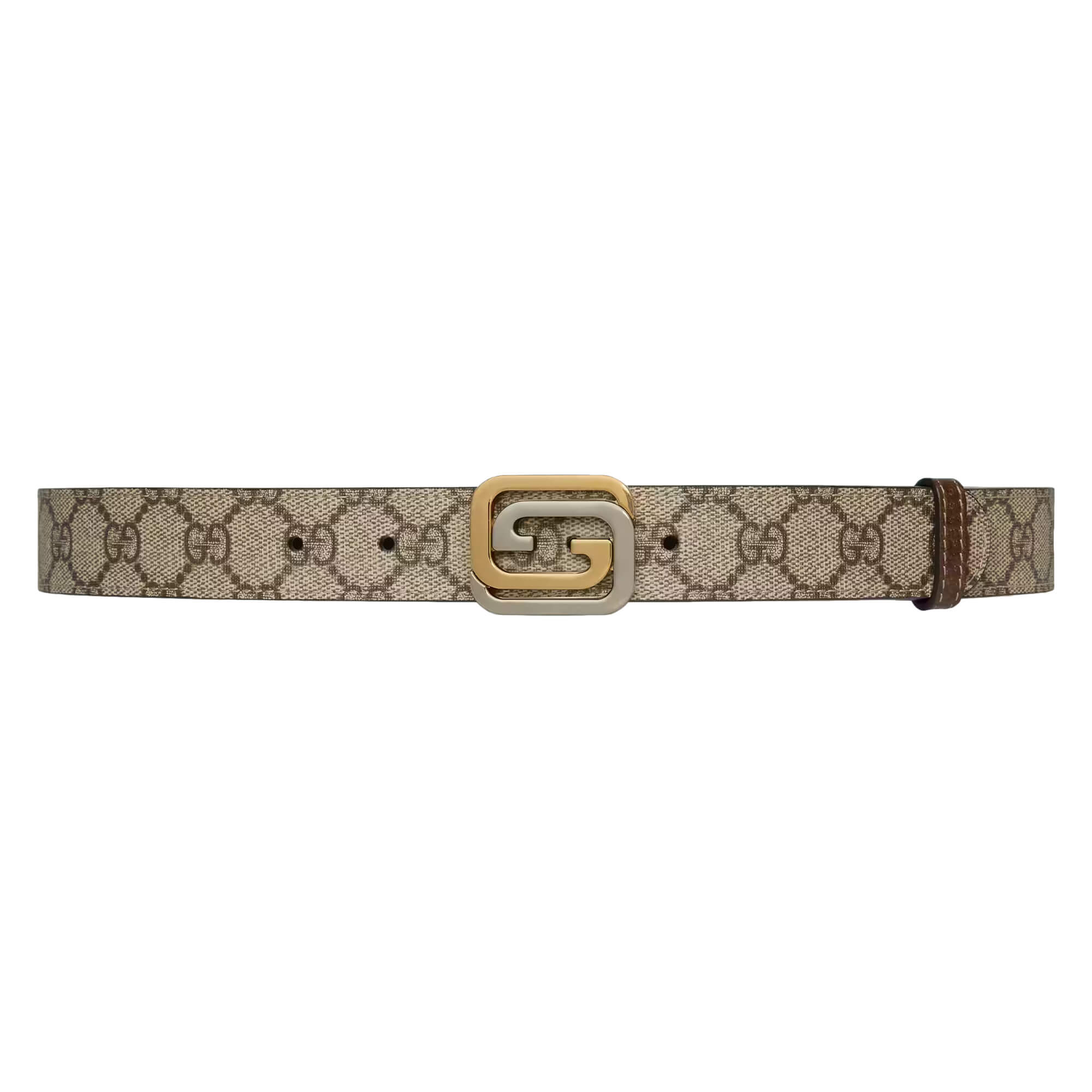 Gucci Reversible Belt With Squared Interlocking G Buckle