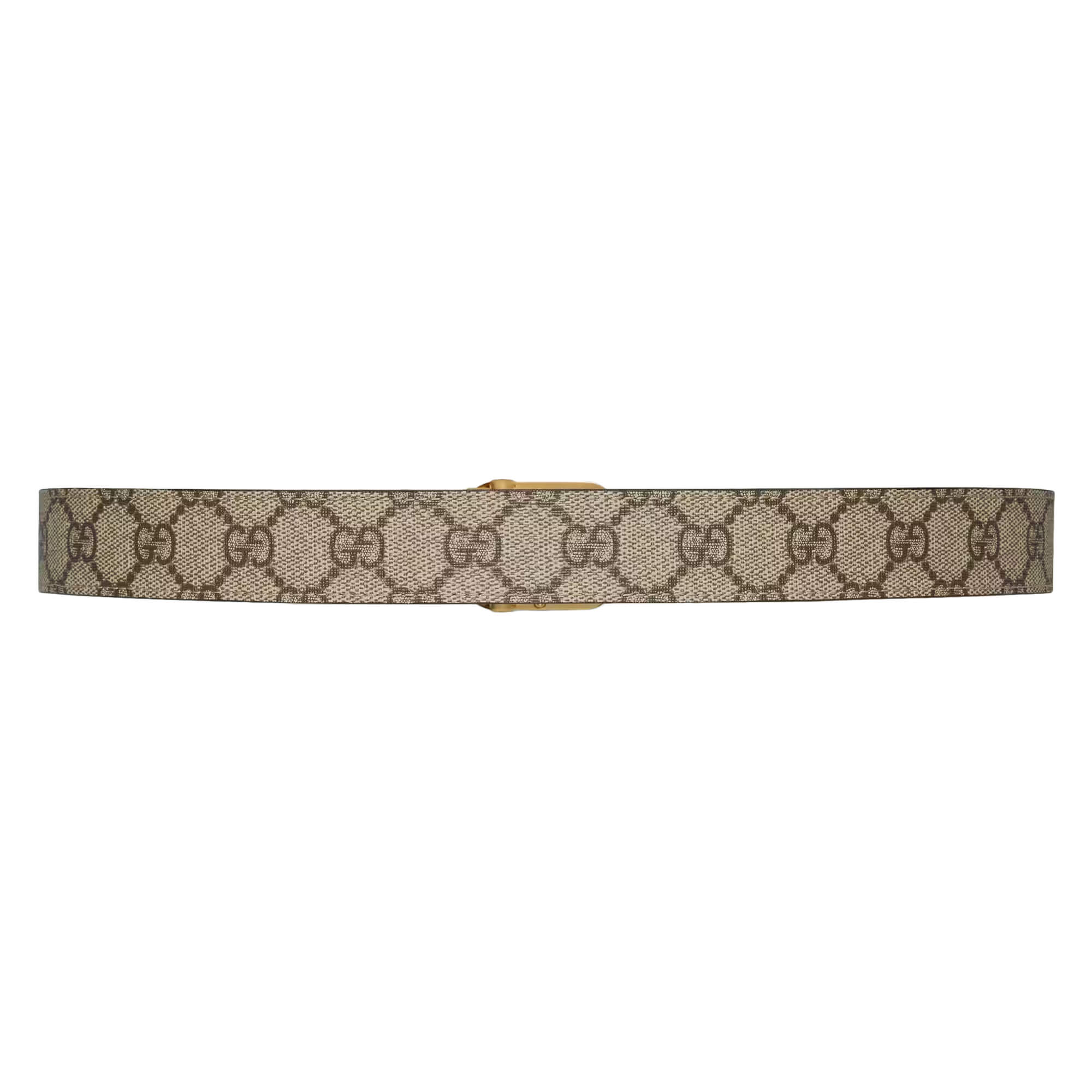 Gucci Reversible Belt With Squared Interlocking G Buckle