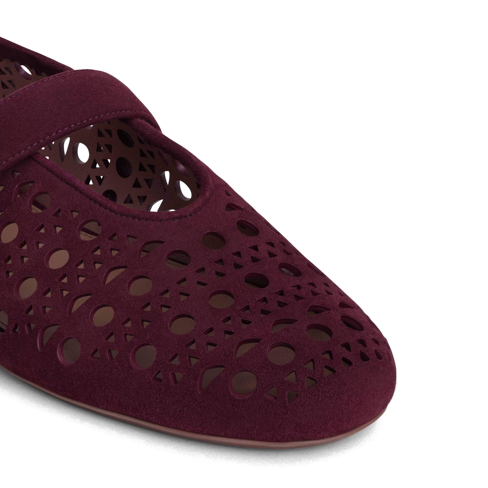 Alaïa Ballet Flats In Vienne Suede