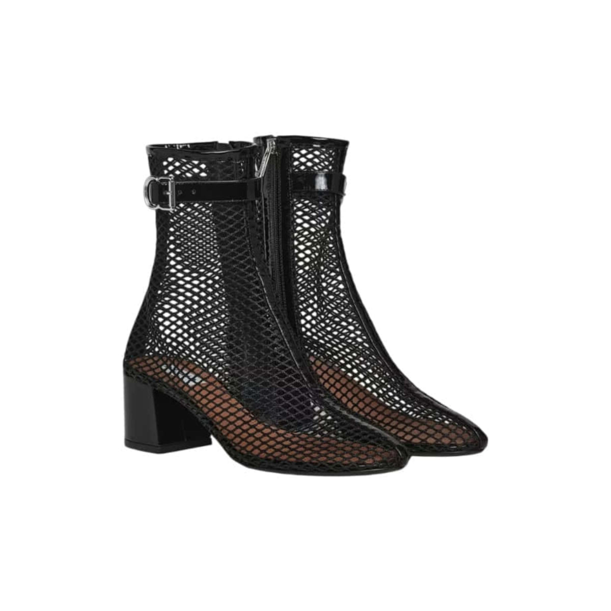 Alaïa Boots 55 In Fishnet