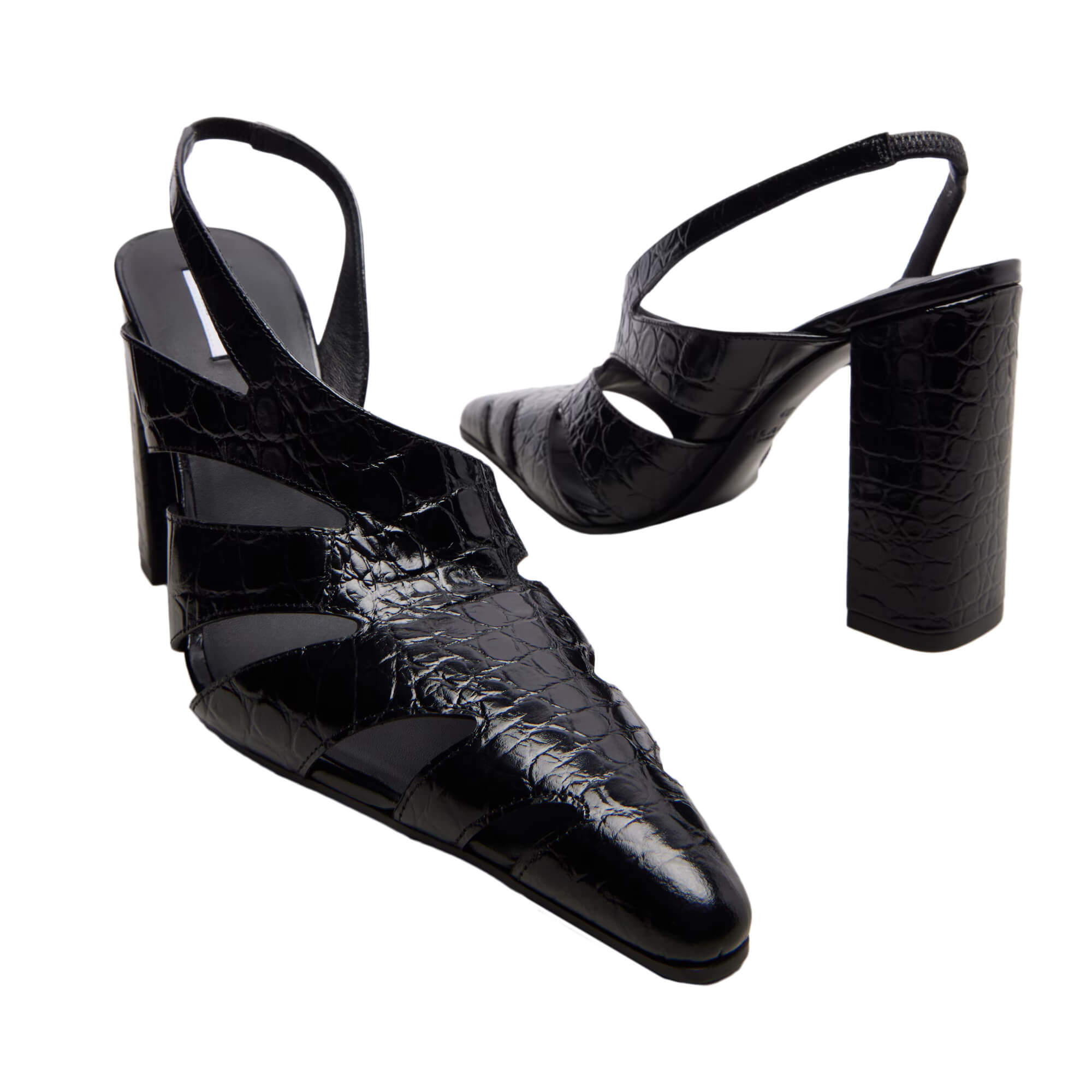 Alaïa Cut-out Leather Slingback Pumps