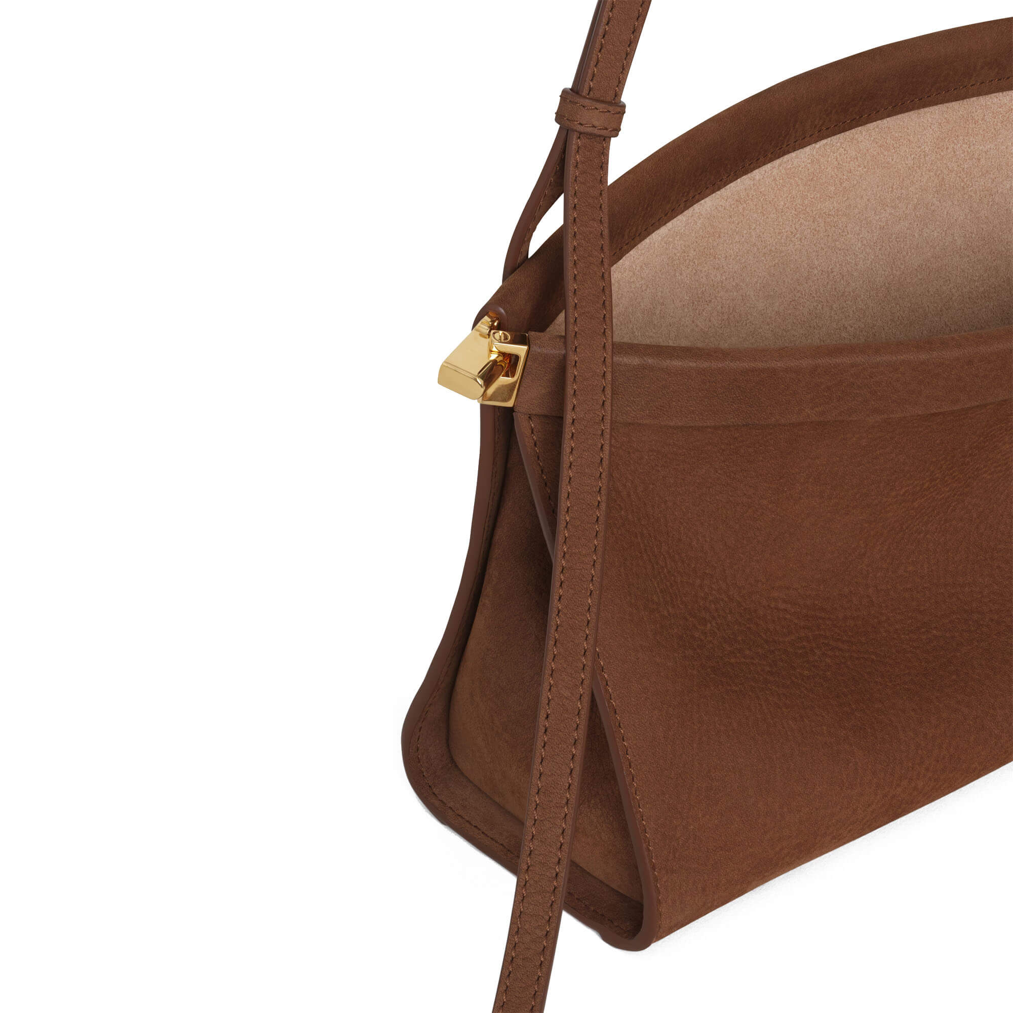 Alaïa Le Click East West Medium Bag In Nubuck