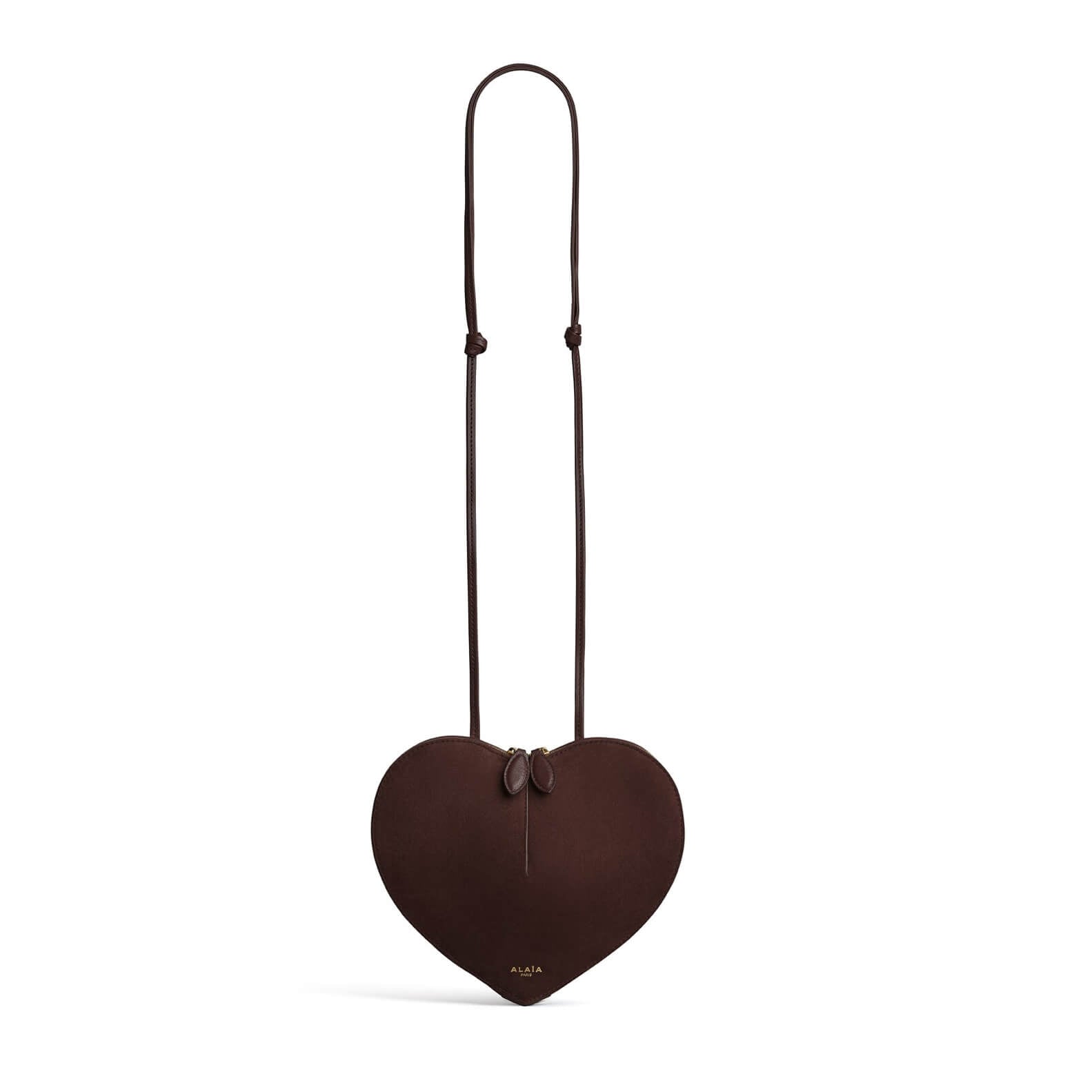 Alaïa Le Cœur Bi-material Bag In Leather