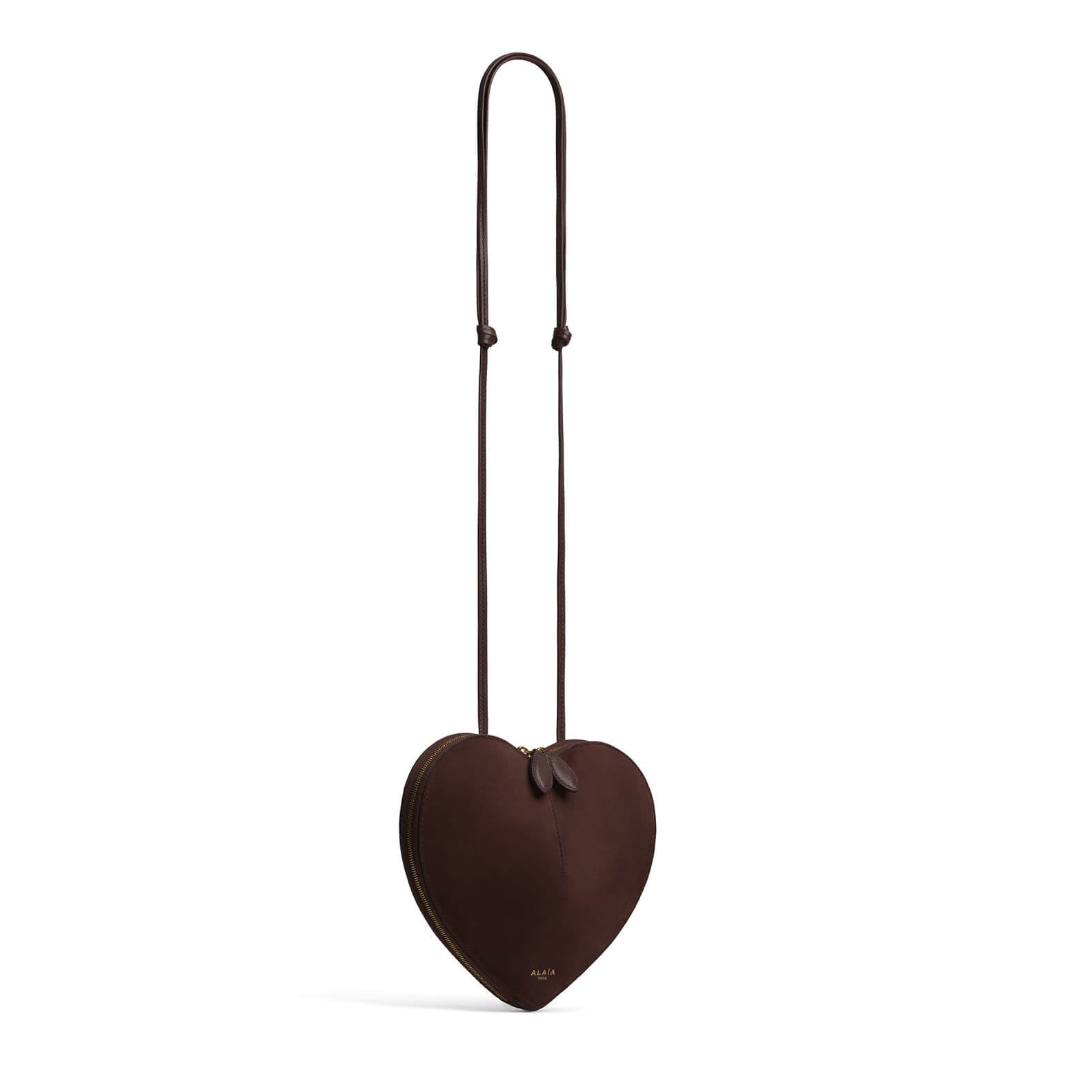 Alaïa Le Cœur Bi-material Bag In Leather