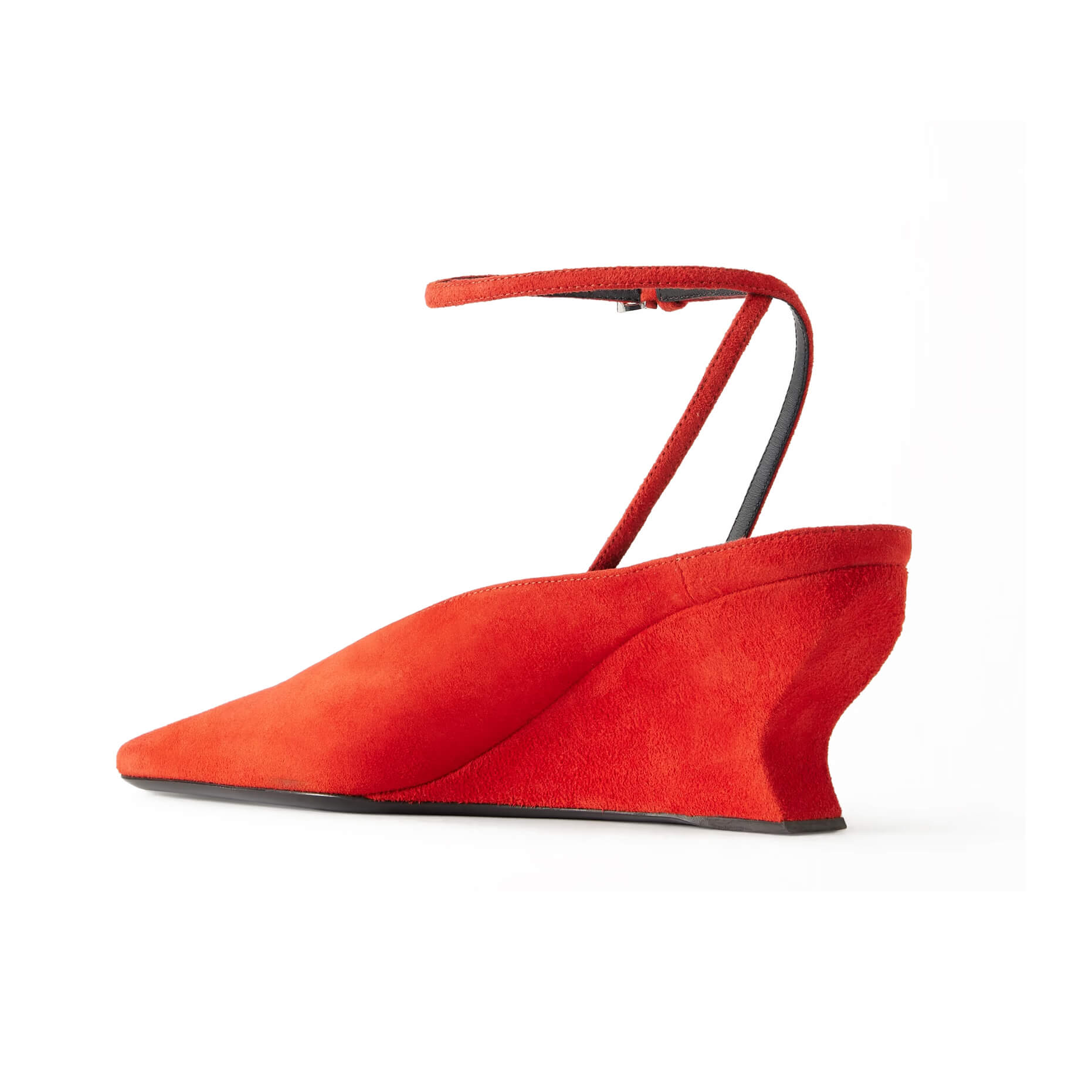 Alaïa Suede Wedged Mules