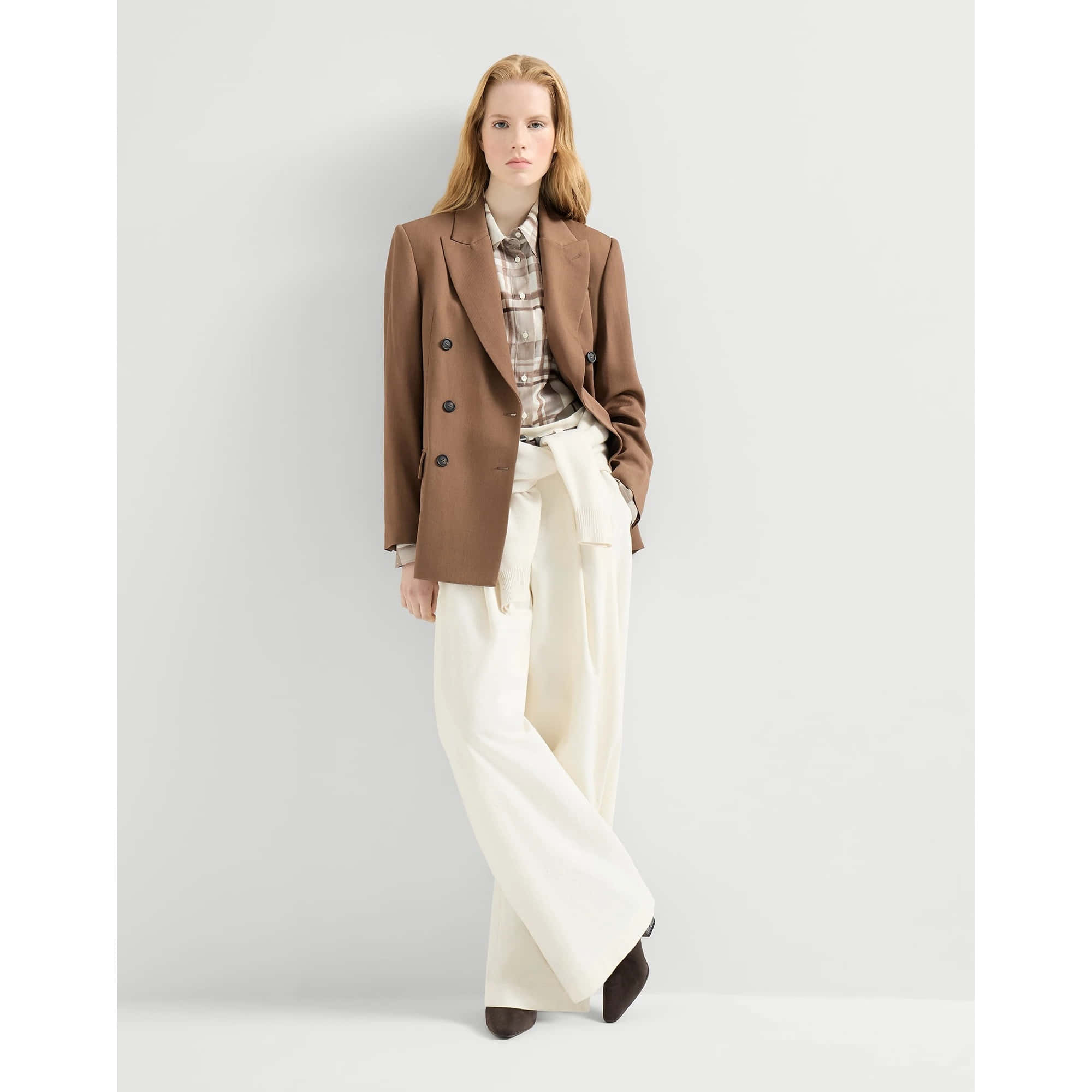 Brunello Cucinelli Suede Ankle Boots With Precious Heel