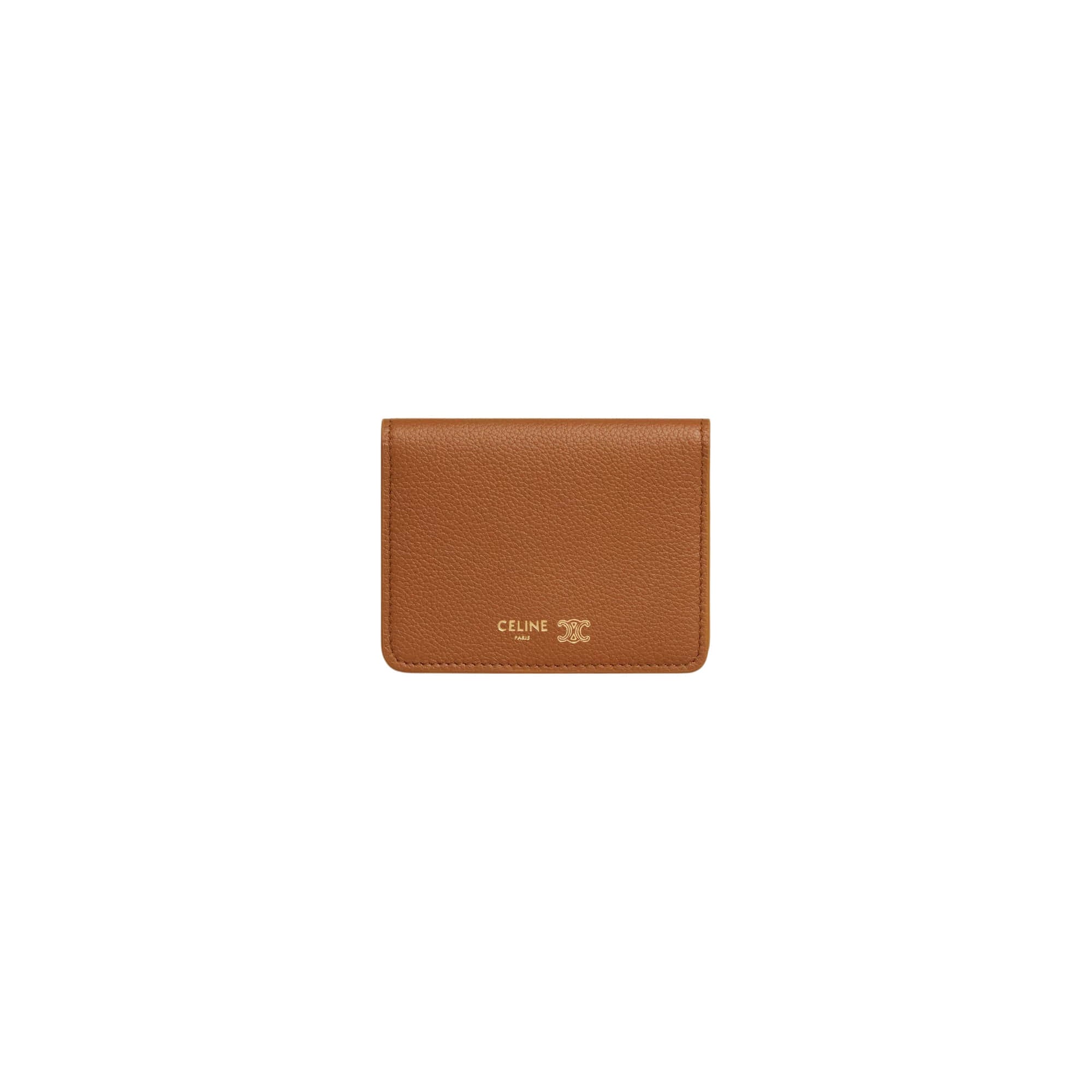 Celine Bi-fold Card Holder Triomphe Stamp