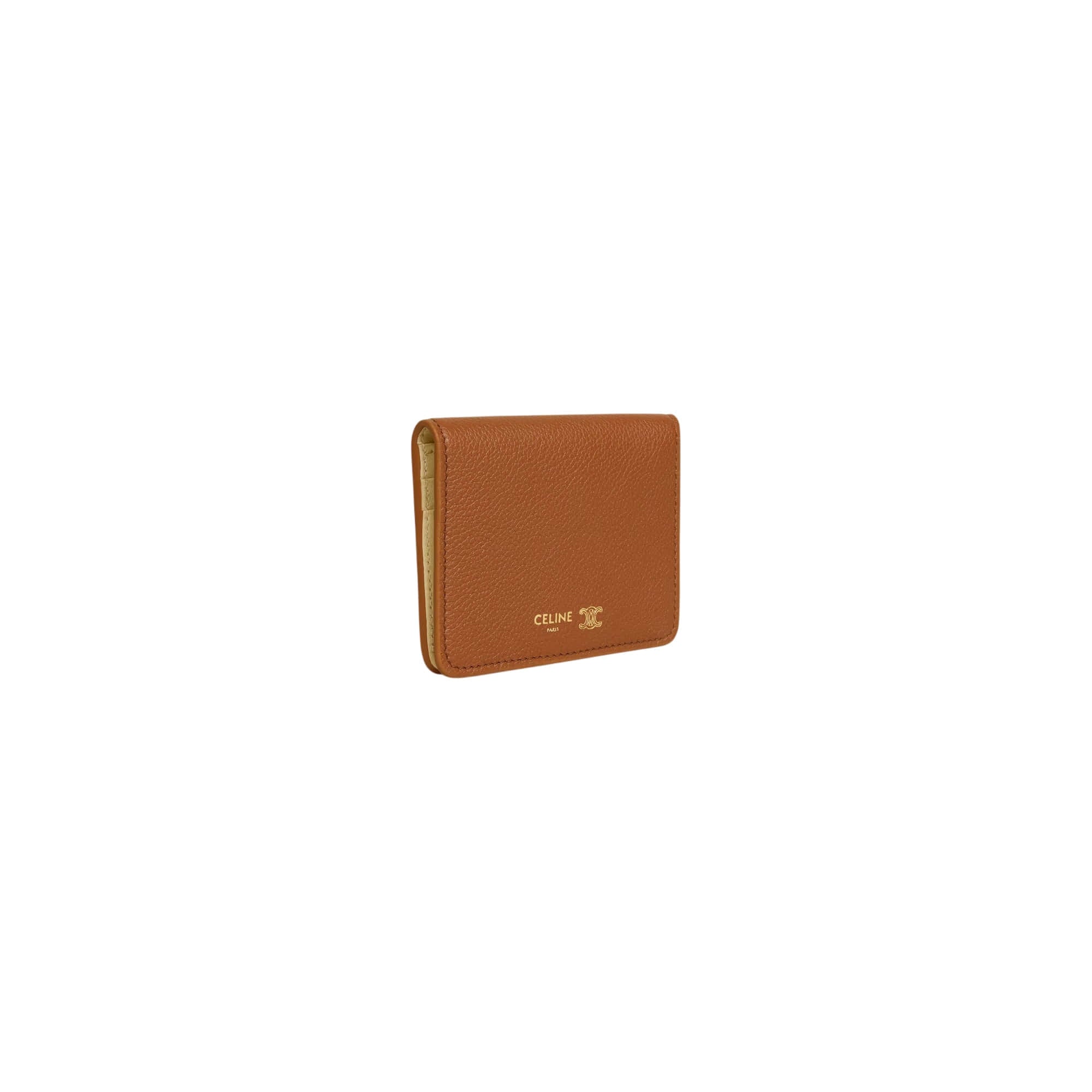 Celine Bi-fold Card Holder Triomphe Stamp