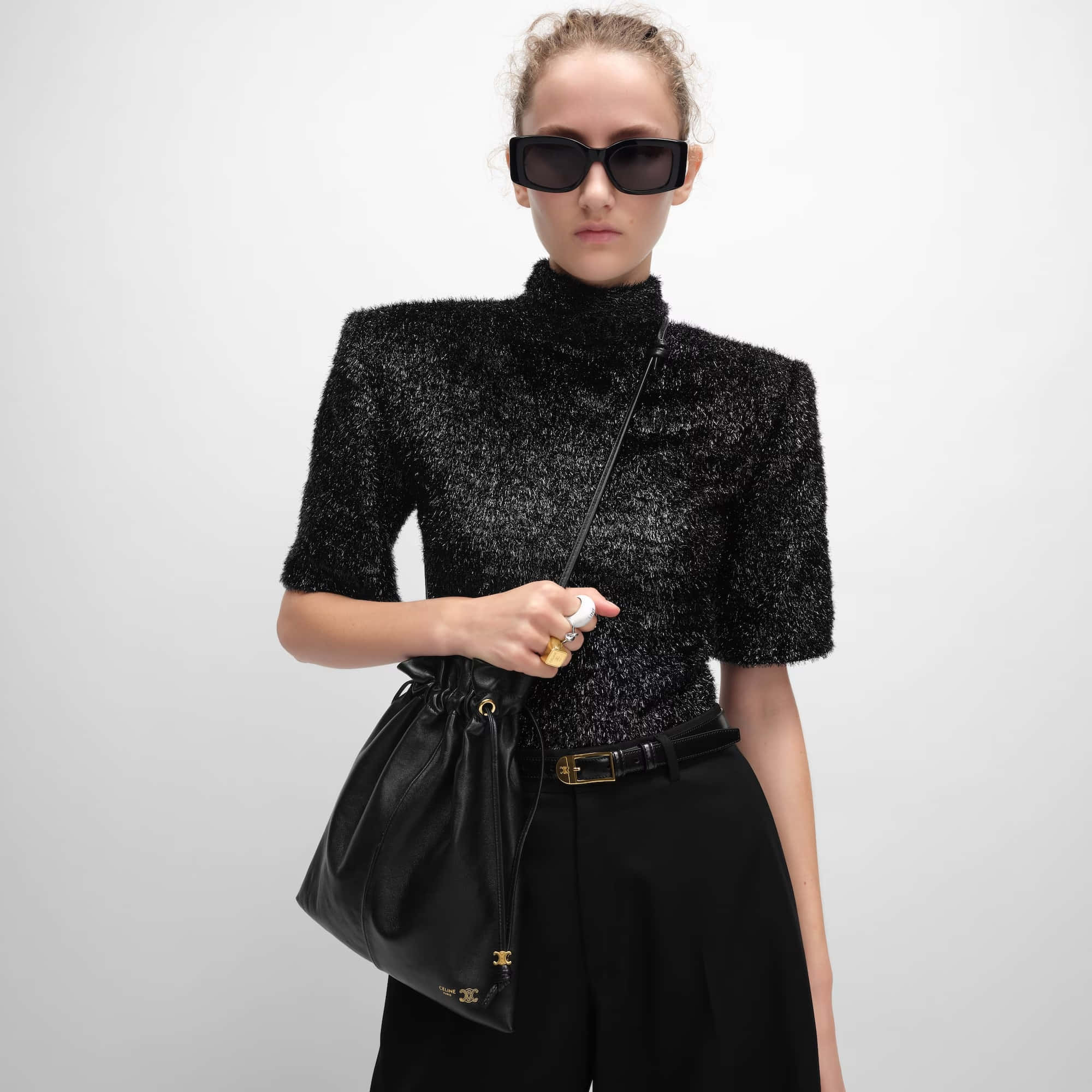 Celine Small Crystal Pouch