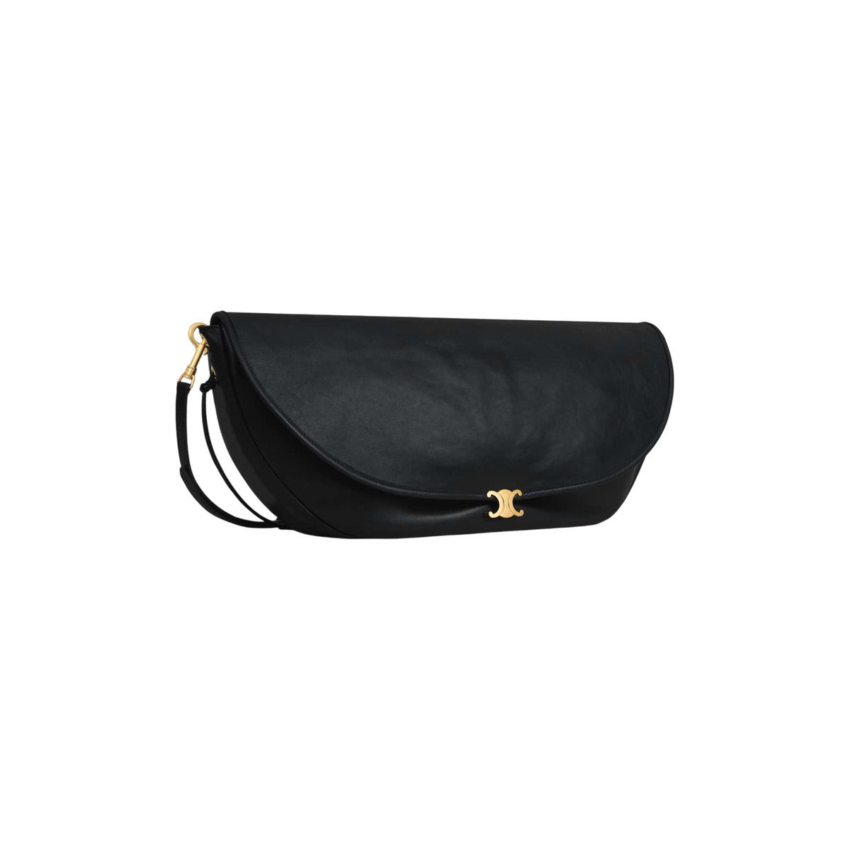 Celine Medium Soft Triomphe Halfmoon Bag