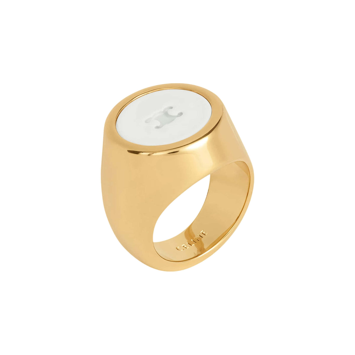 Celine Triomphe Signet Ring