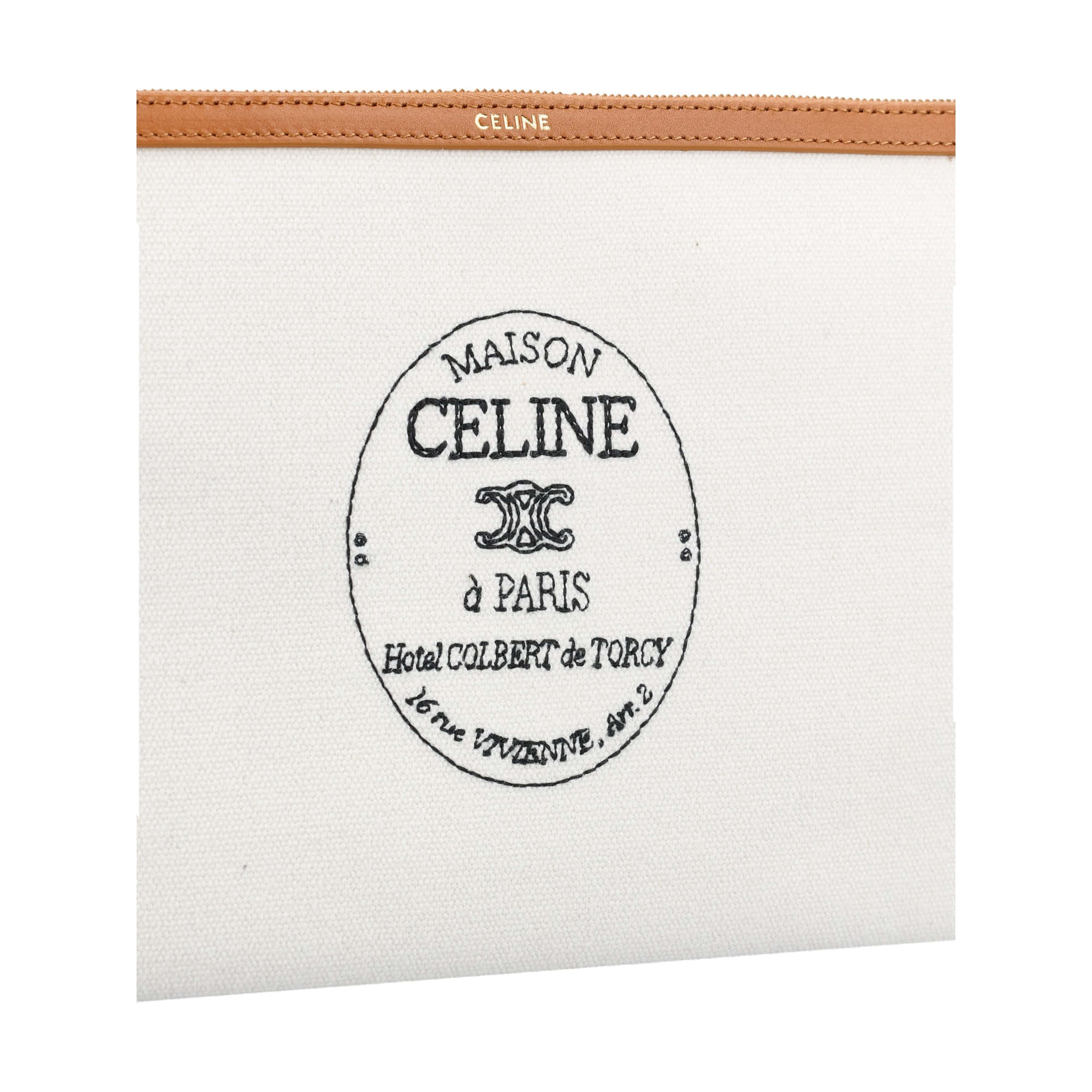 Celine Zipper Clutch