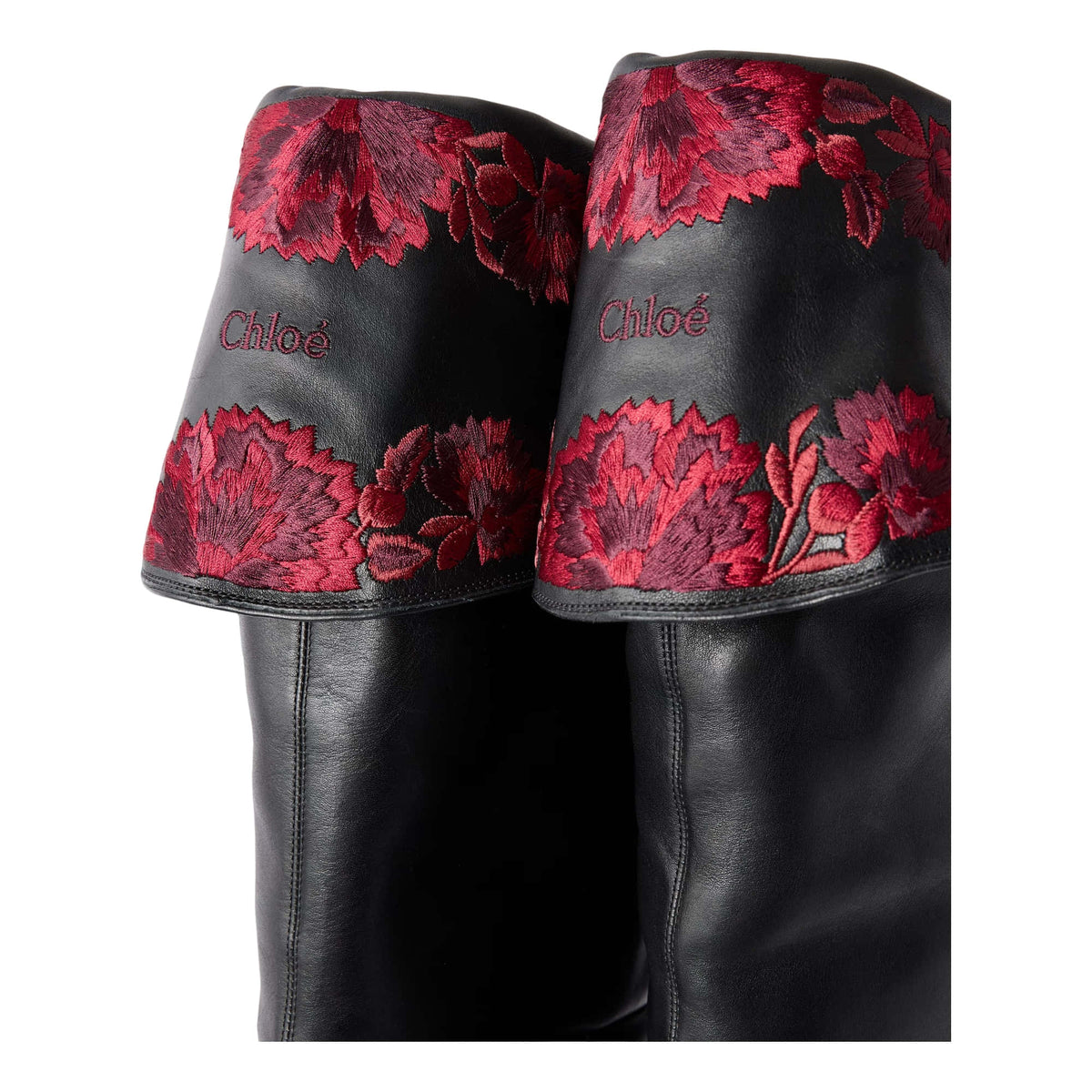 Chloé Azelan Leather Boots