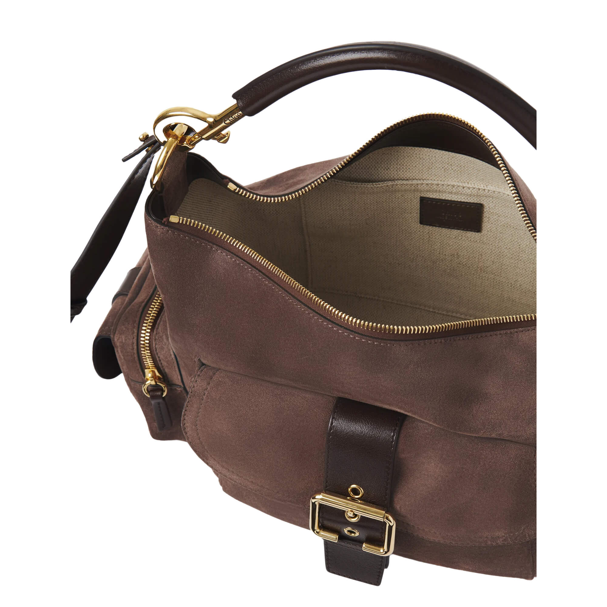 Chloé Camera Bag In Suede Leather
