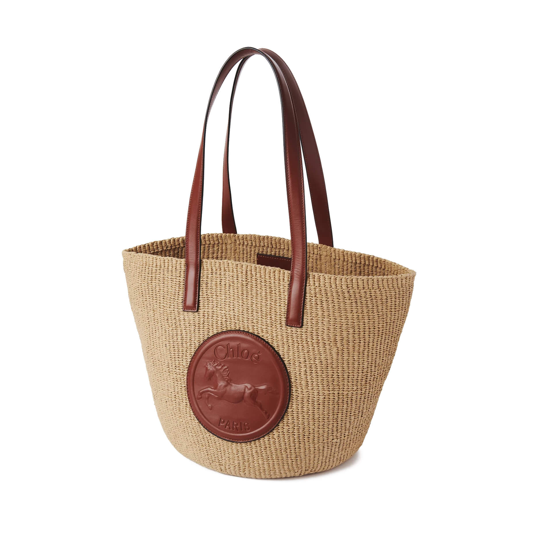 Chloé Large Horse Medal Basket