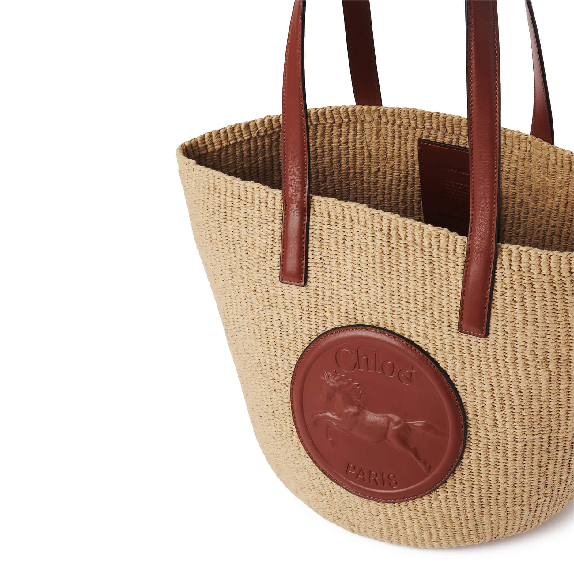 Chloé Large Horse Medal Basket