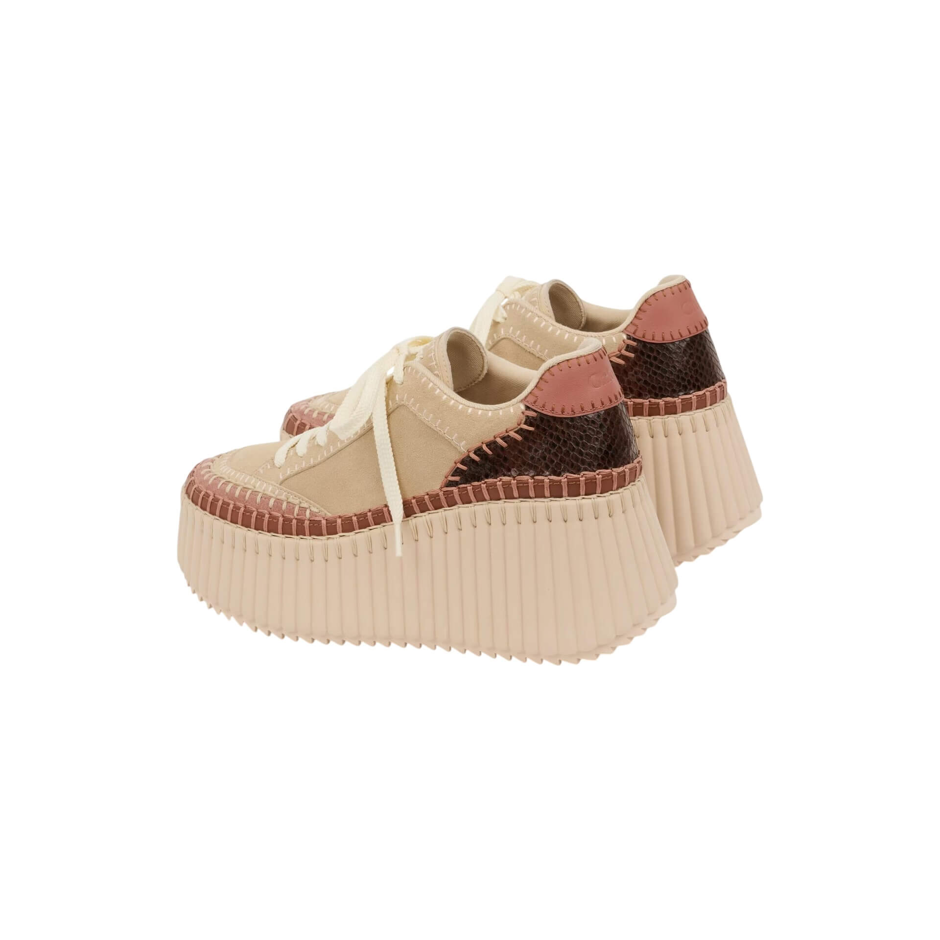Chloé Nama Wedge Sneakers
