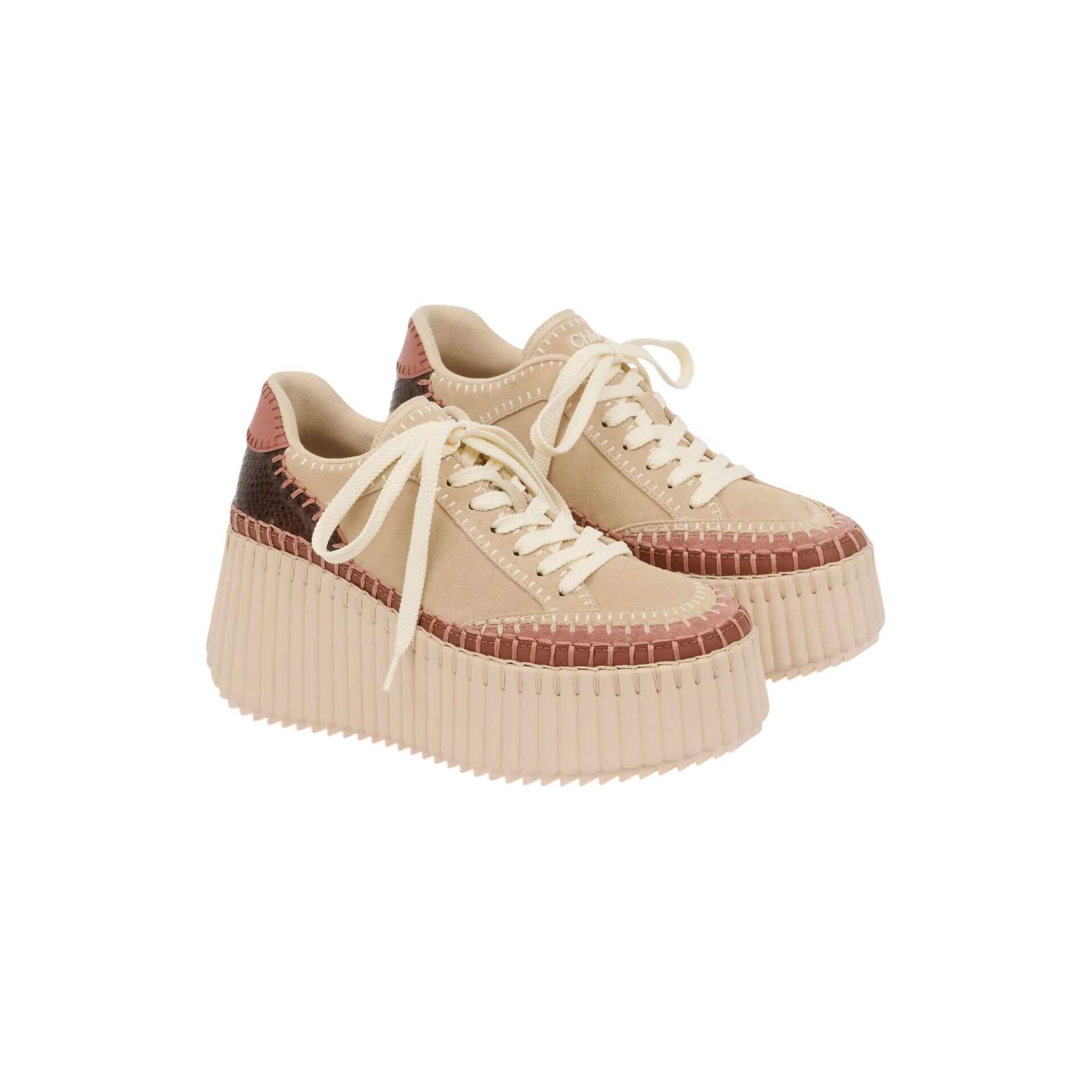 Chloé Nama Wedge Sneakers