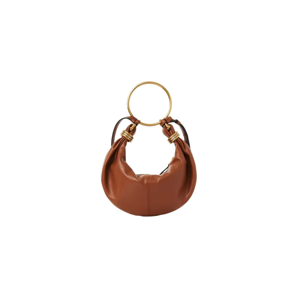 Chloé Small Bracelet Hobo Bag In Grained Leather