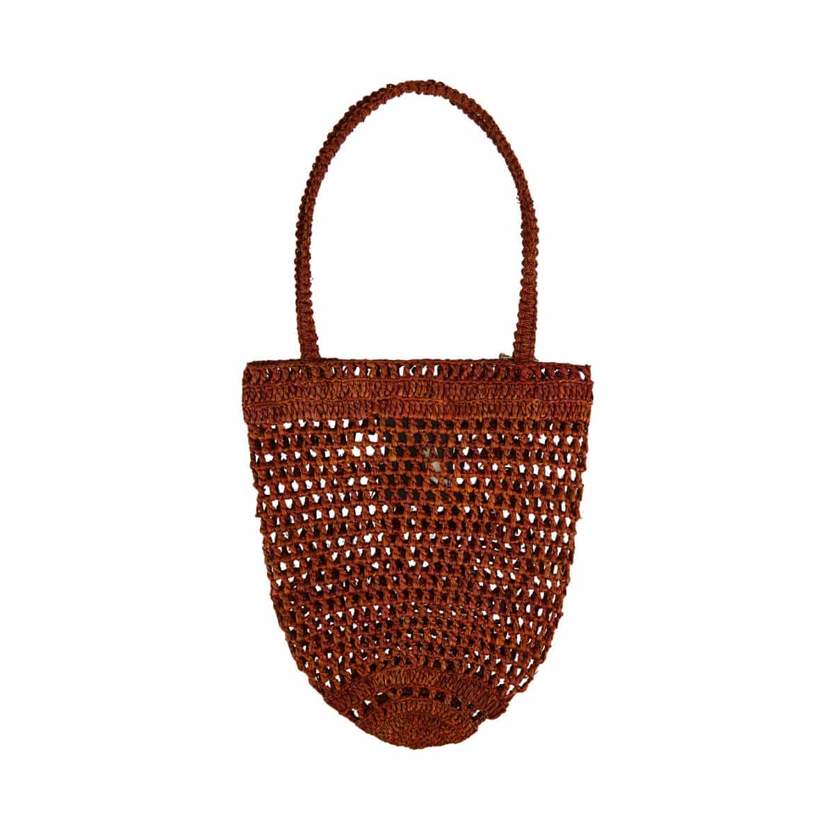 Chloé Small Summer Banana Tote Bag In Raffia