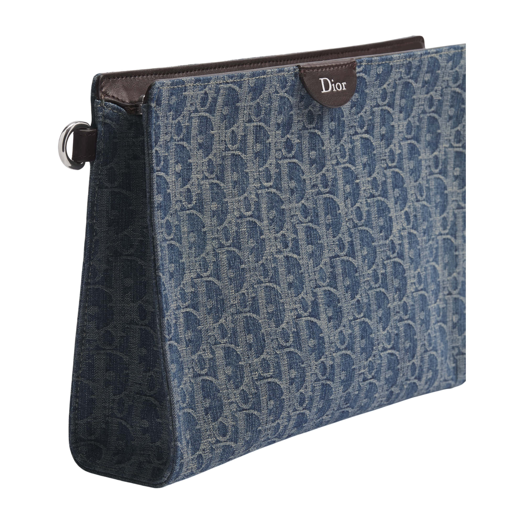 Dior A5 Triangle Pouch (Oblique Denim - No Images!)