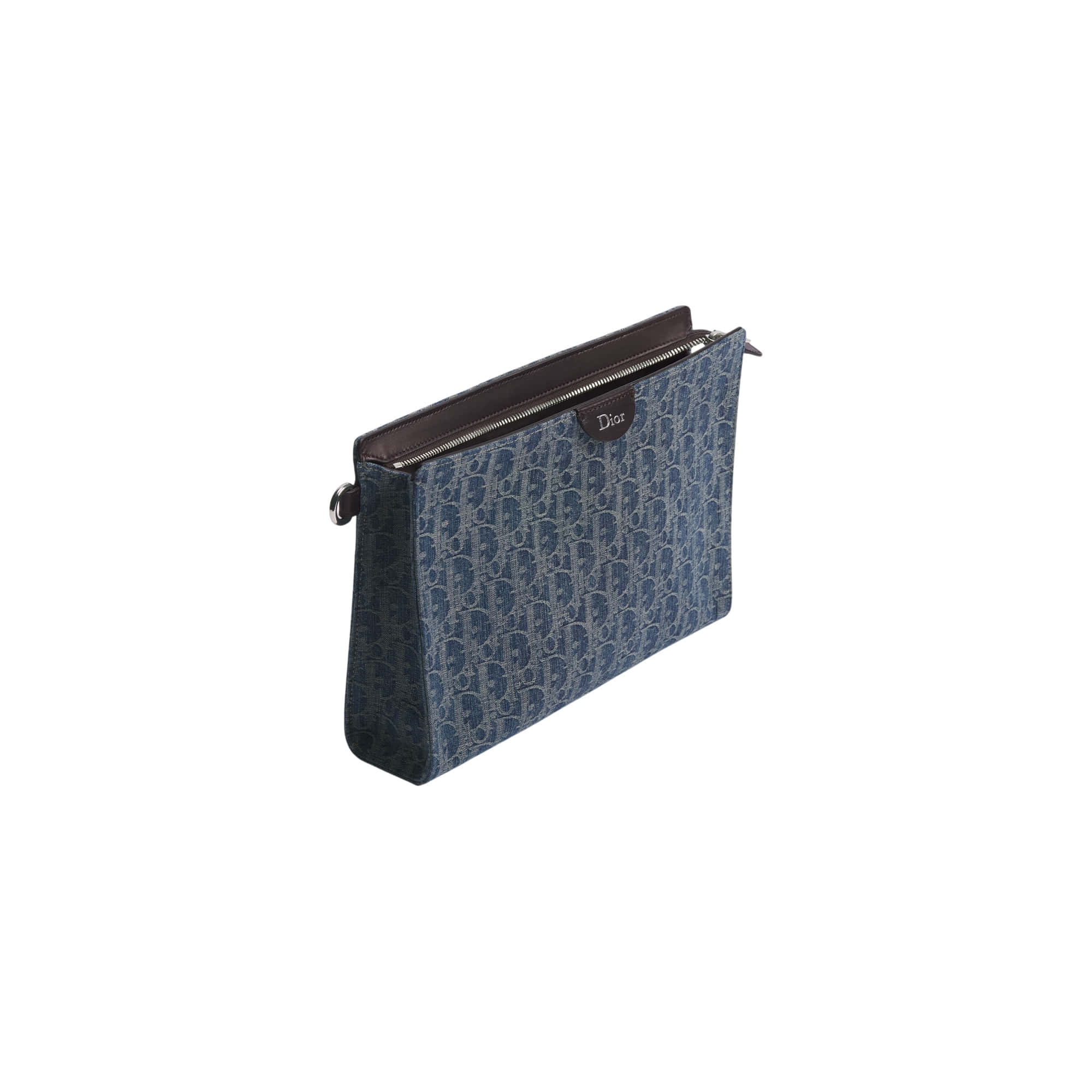 Dior A5 Triangle Pouch (Oblique Denim - No Images!)