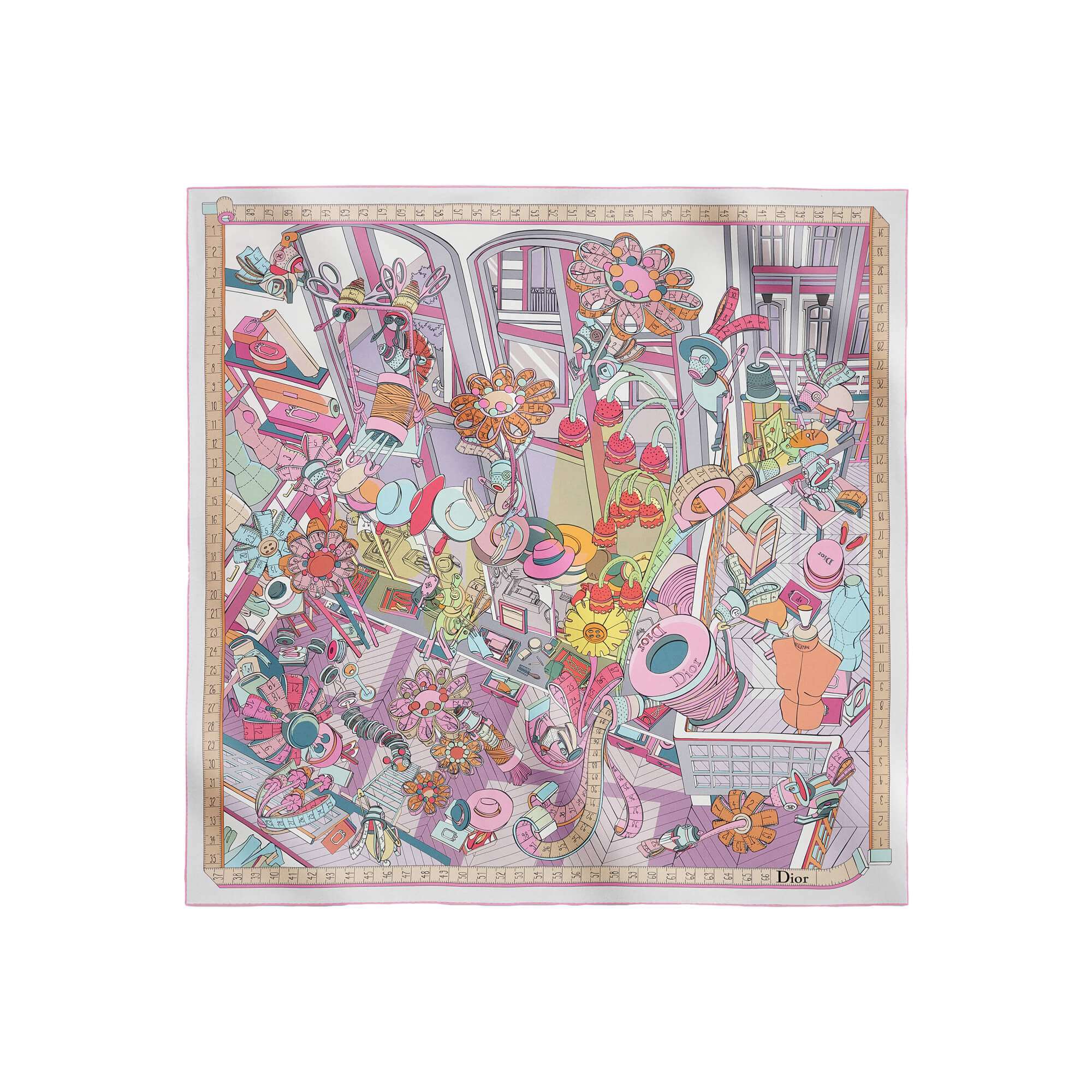Dior Atelier 90 Scarf