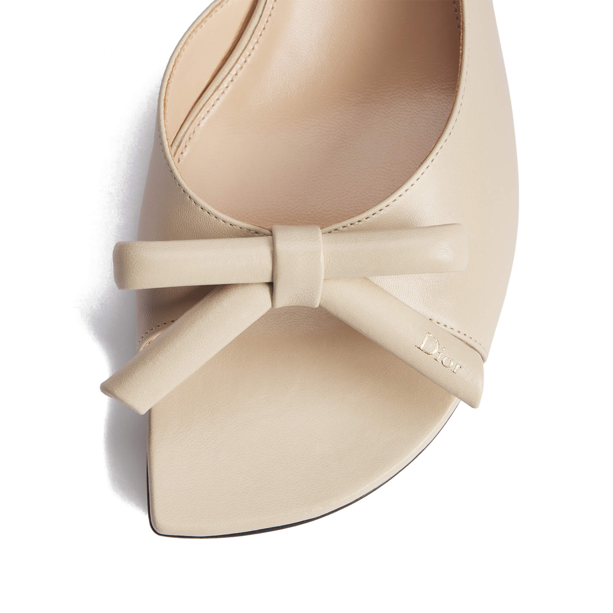 Dior Bow Heeled Slingback Sandal