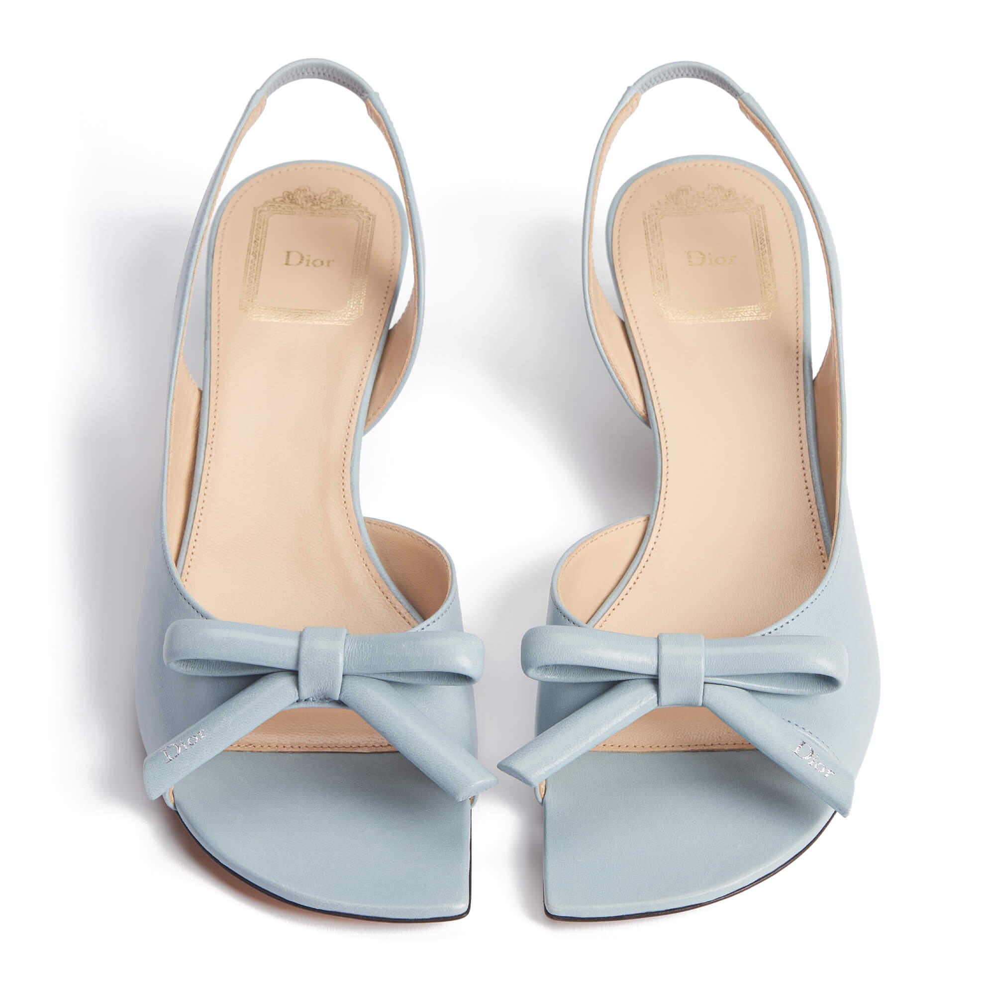 Dior Bow Heeled Slingback Sandal