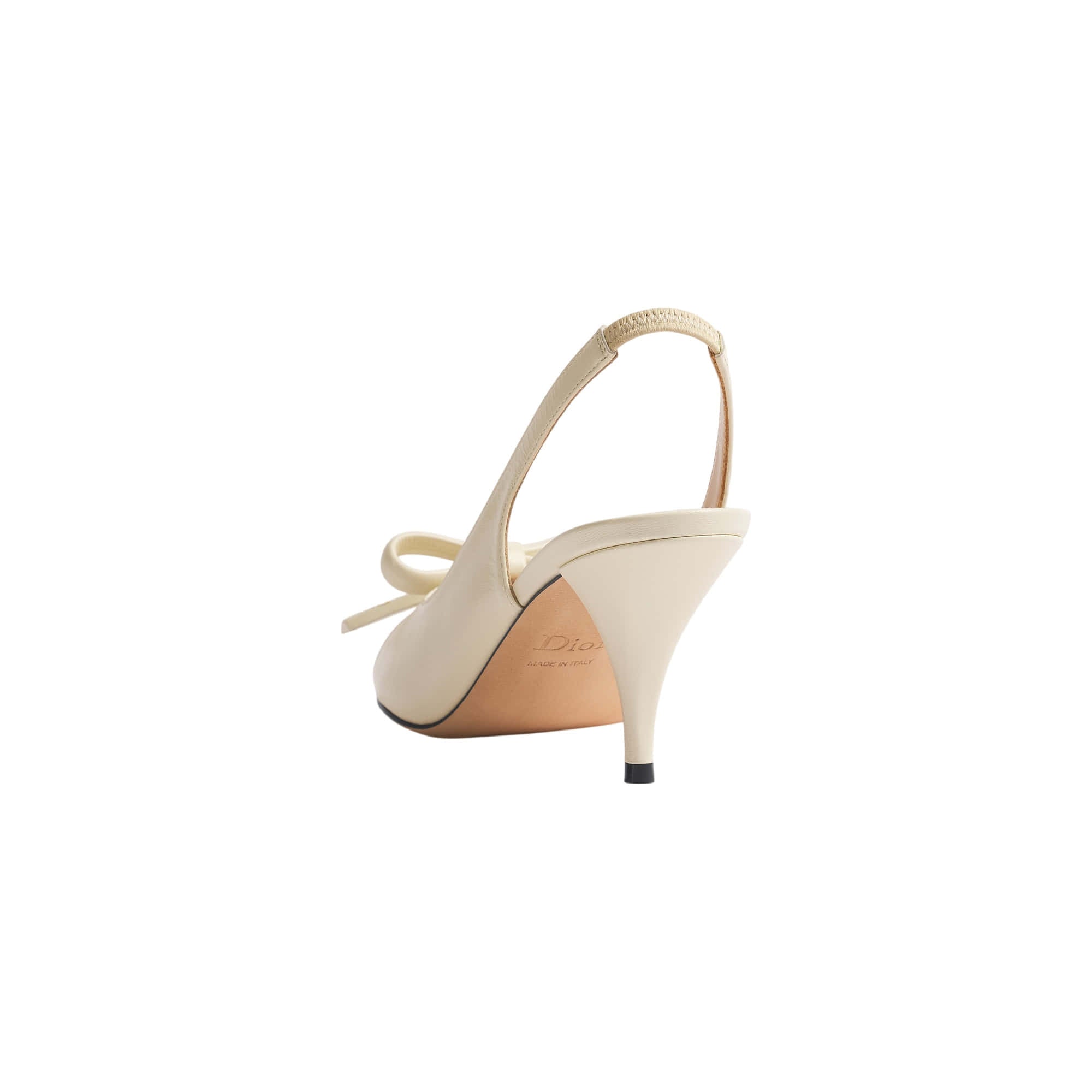Dior Bow Heeled Slingback Sandal
