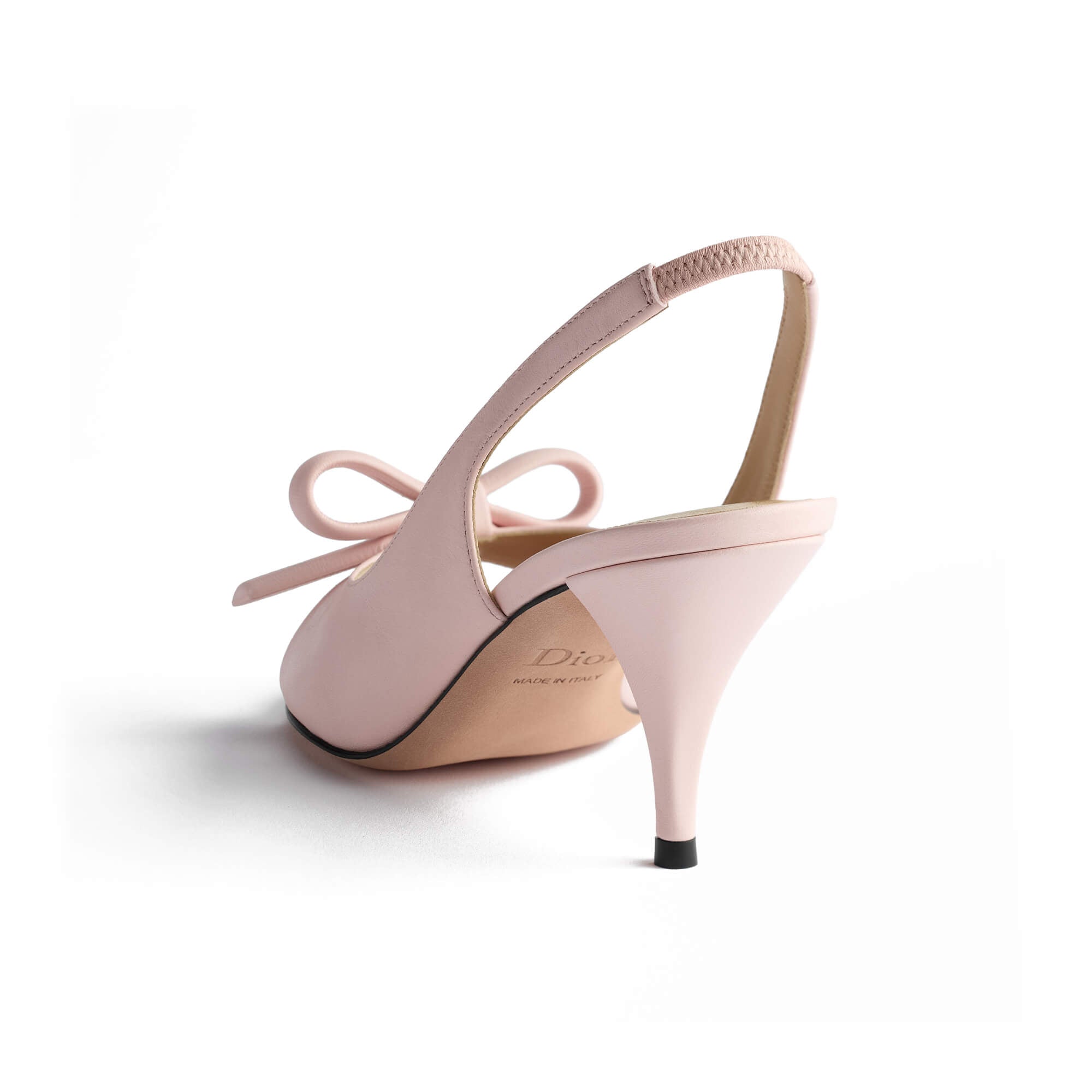 Dior Bow Heeled Slingback Sandal