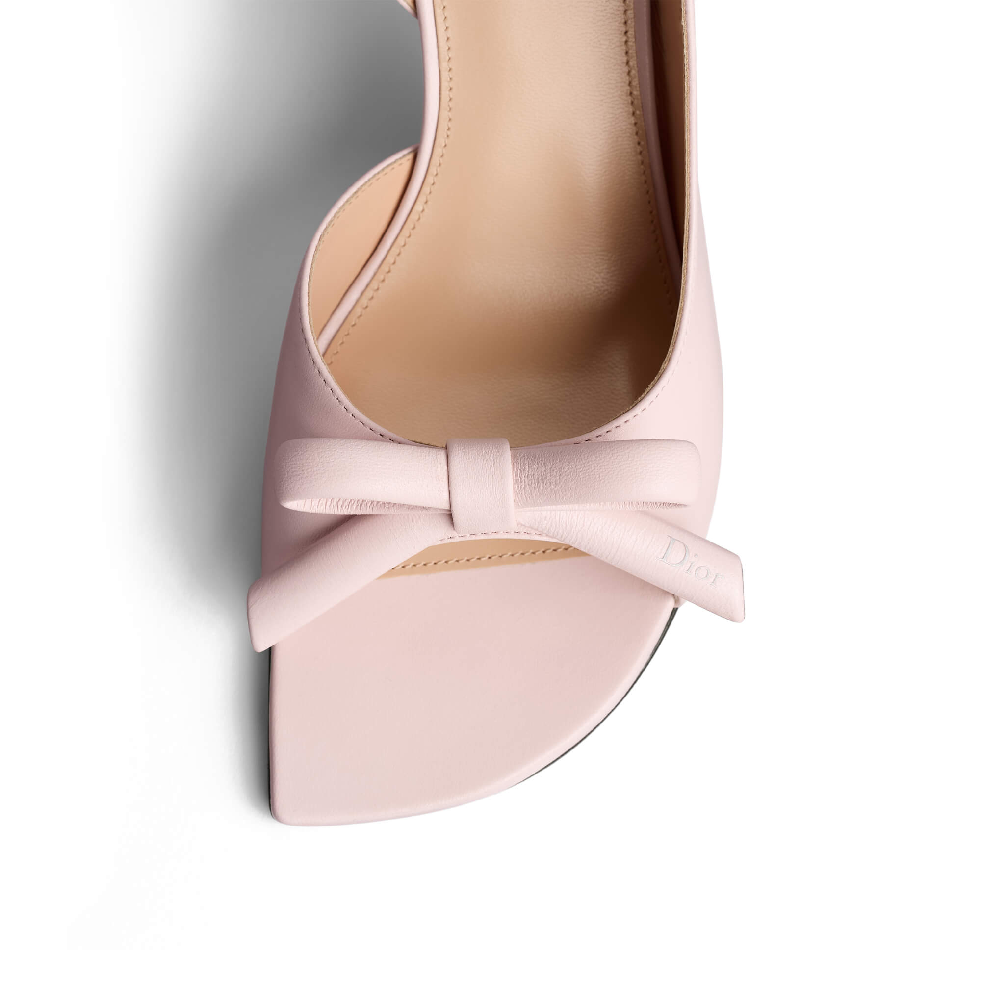 Dior Bow Heeled Slingback Sandal