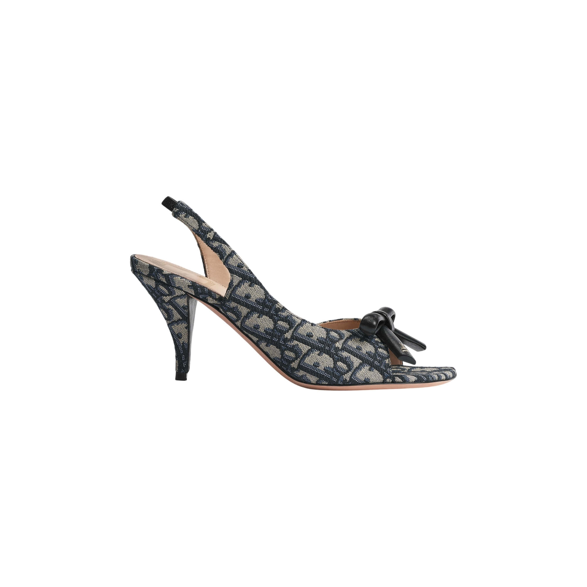 Dior Bow Heeled Slingback Sandal