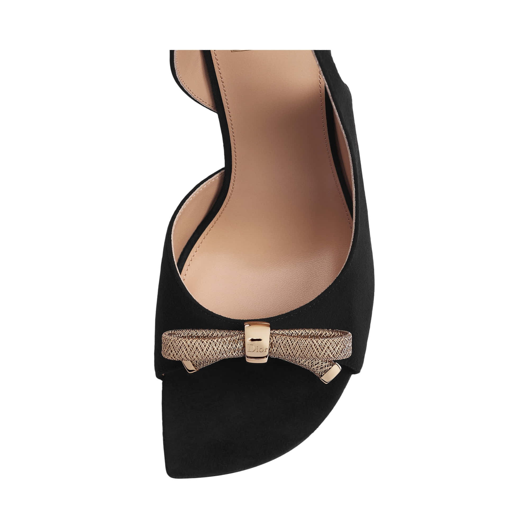 Dior Bow Heeled Slingback Sandal