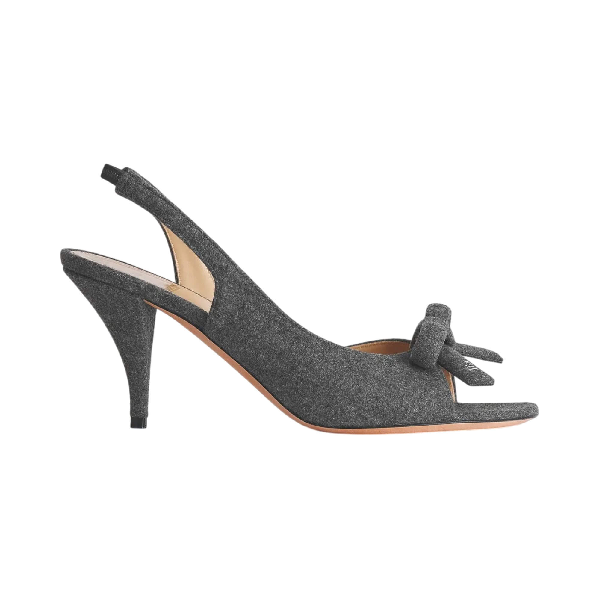 Dior Bow Heeled Slingback Sandal