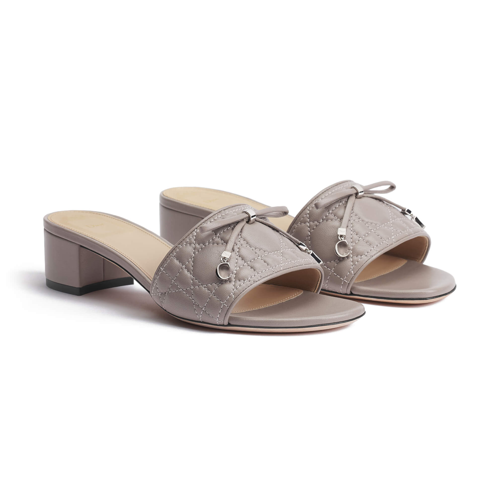 Dior Cannage Heeled Slide