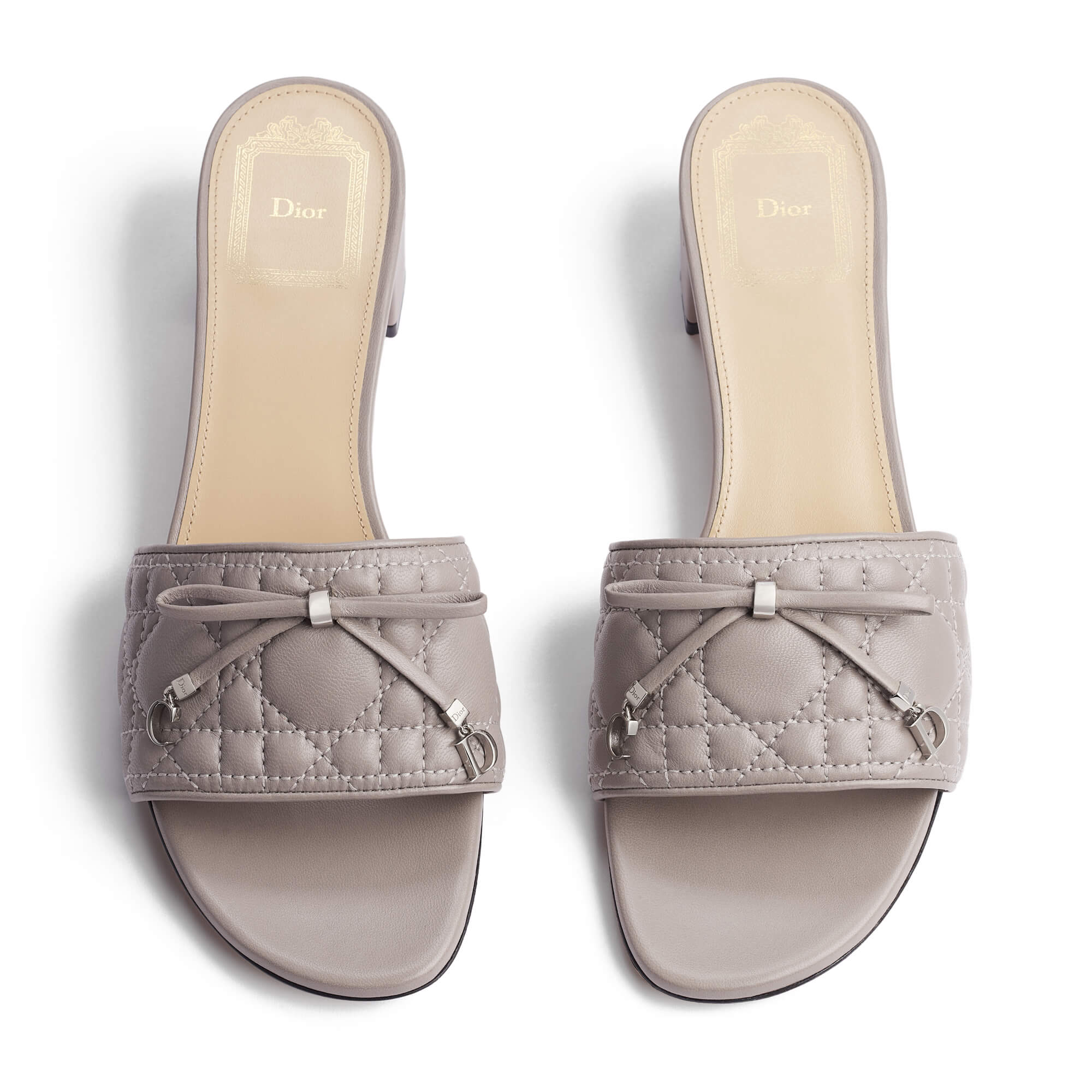 Dior Cannage Heeled Slide