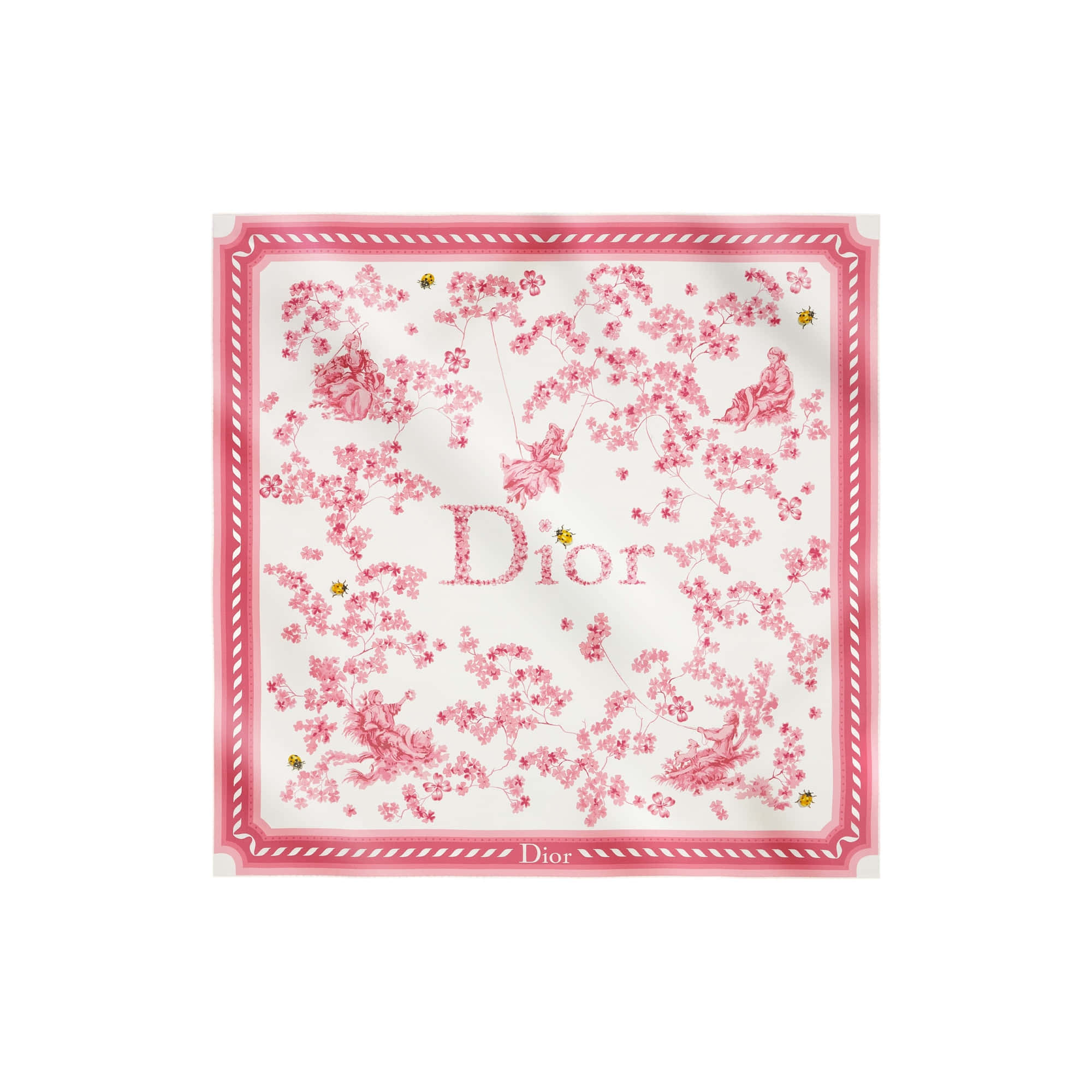 Dior Square 90 Toile De Jouy Clover