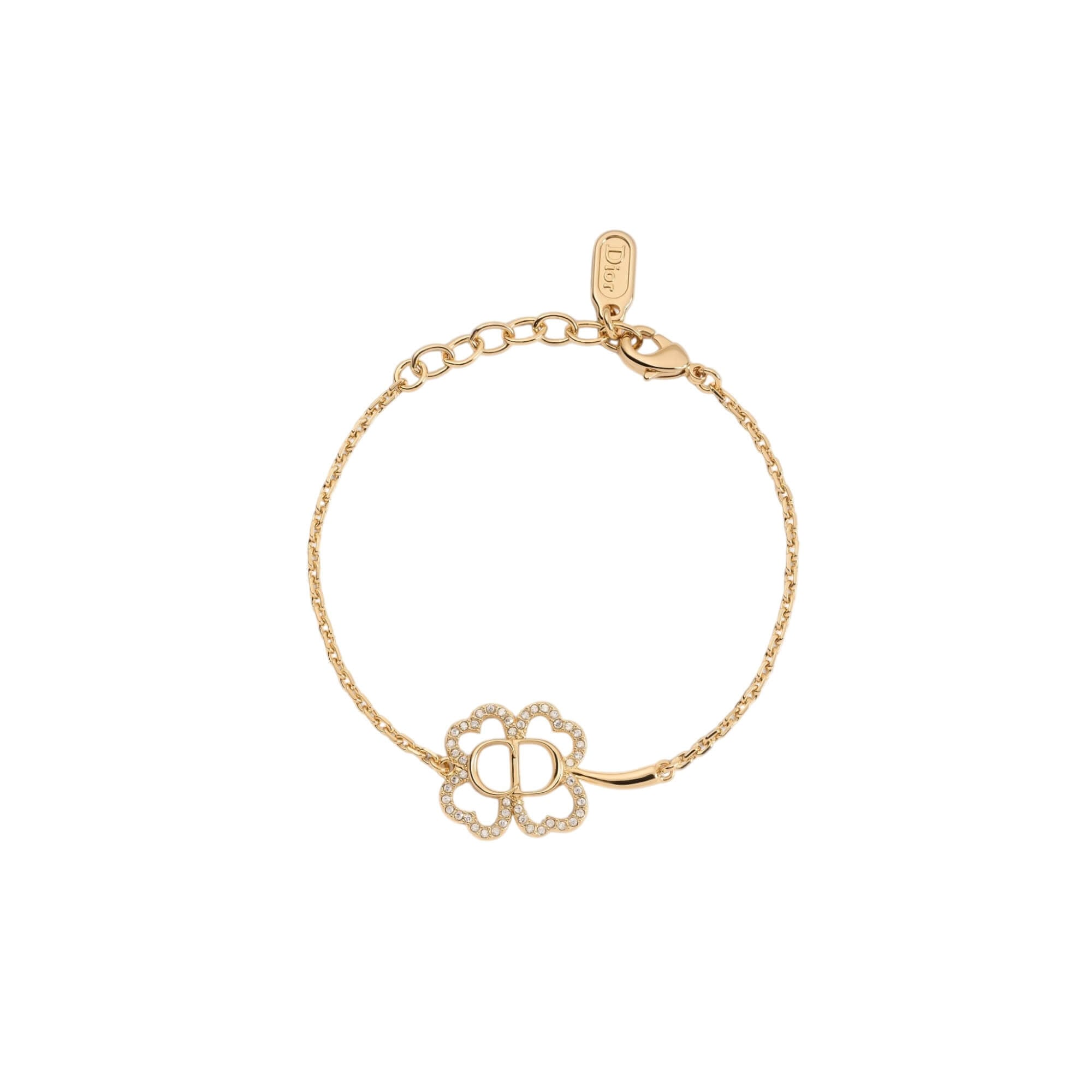 Dior CD Shiny Clover Bracelet