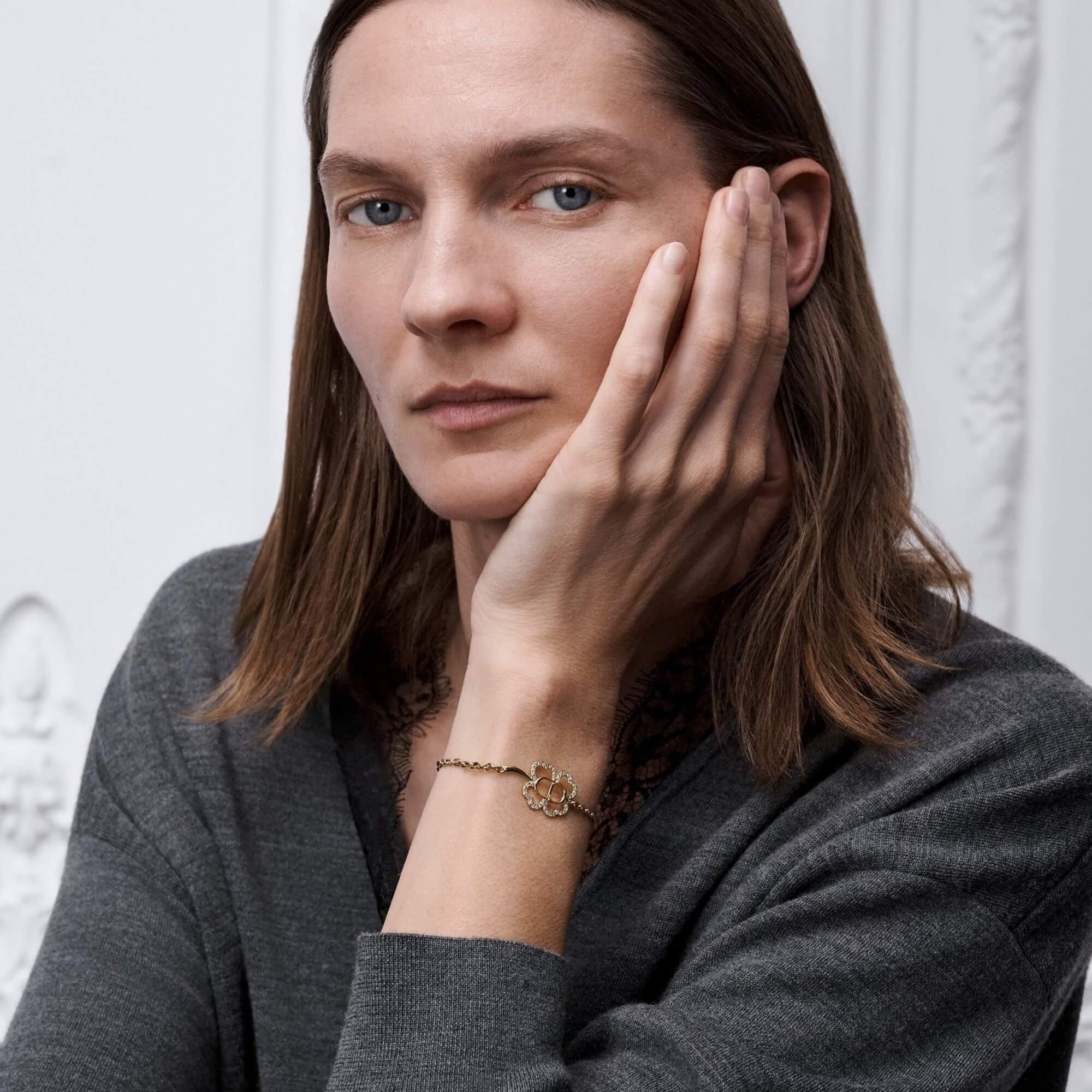 Dior CD Shiny Clover Bracelet