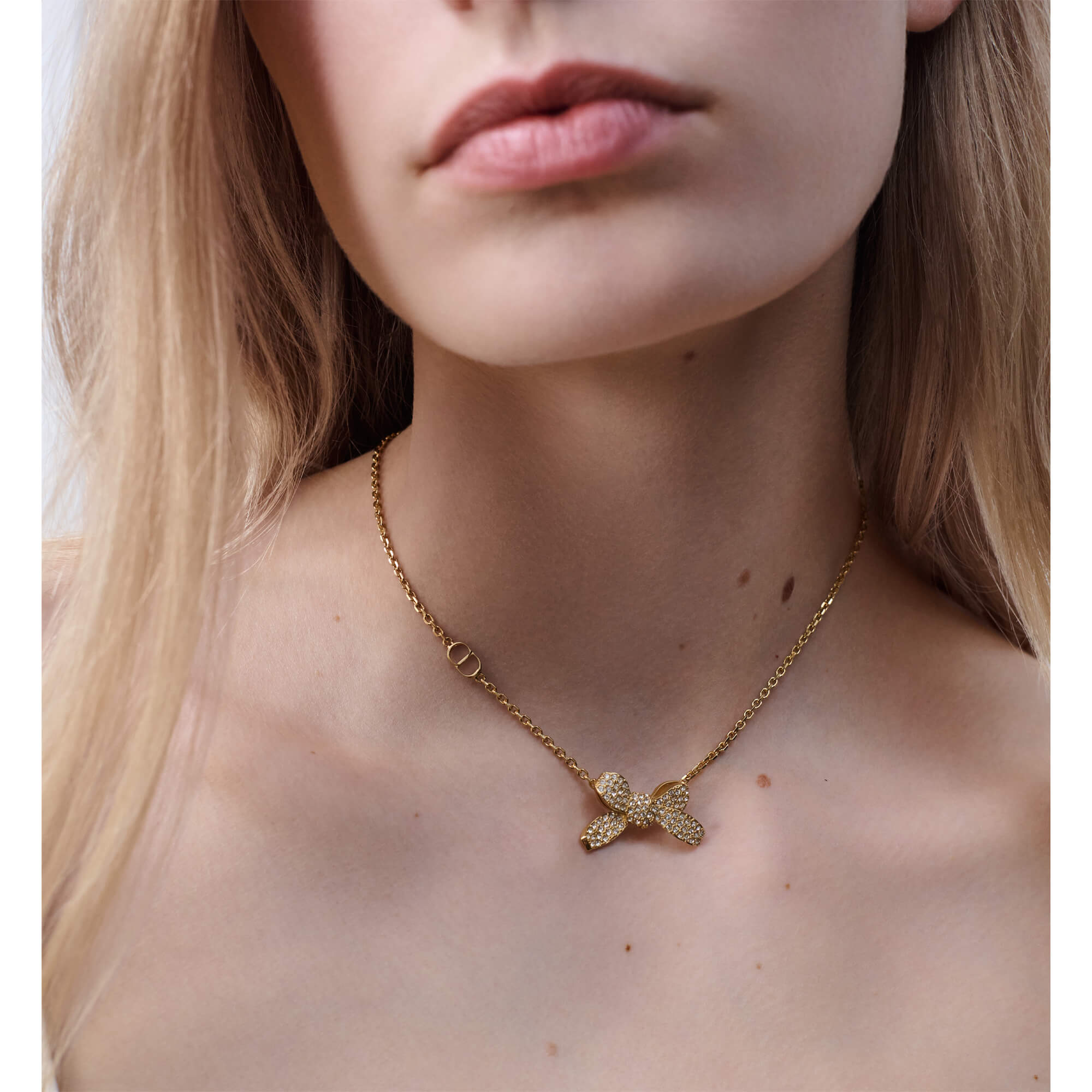 Dior Delicate Bow Necklace