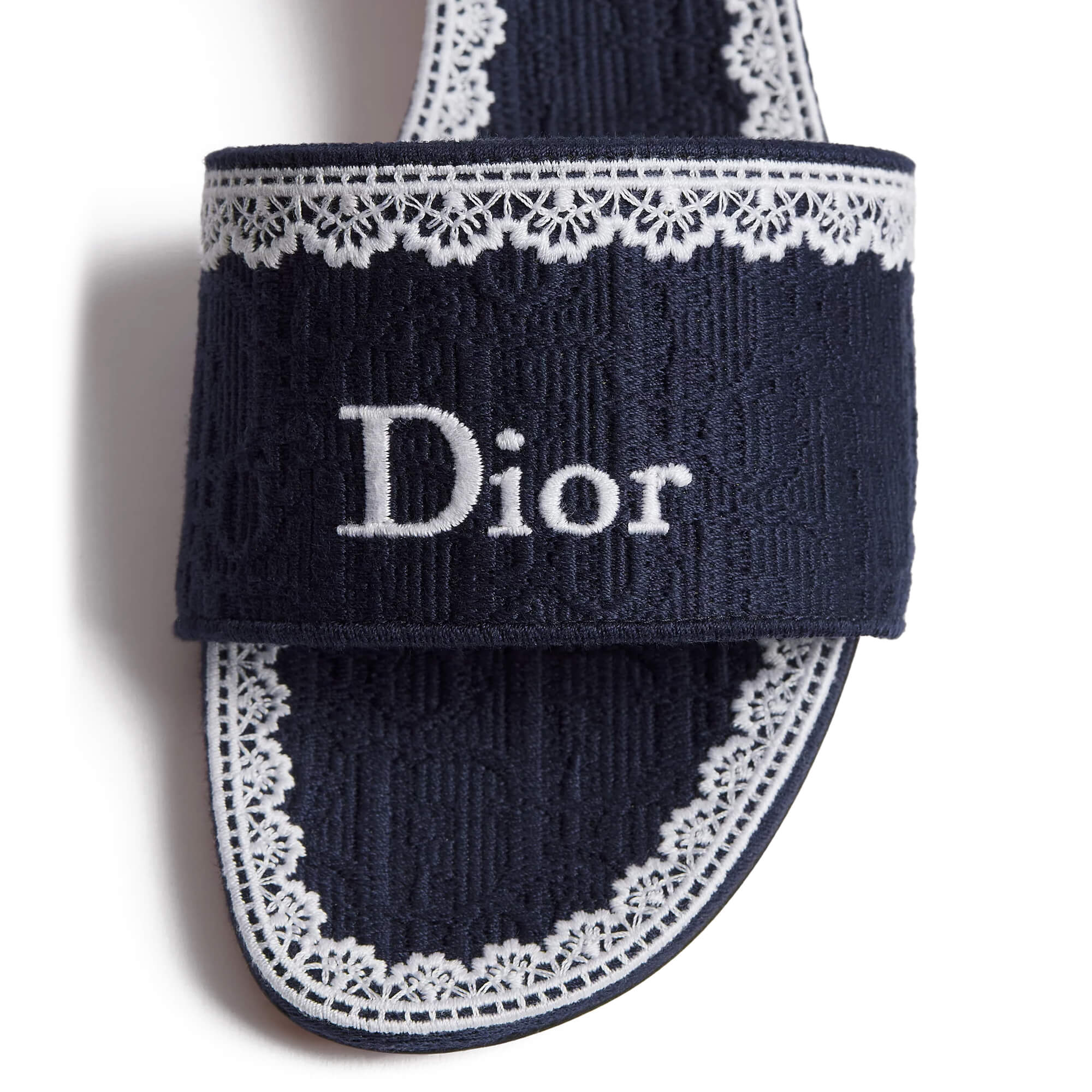 Dior Dentelle Heeled Slide