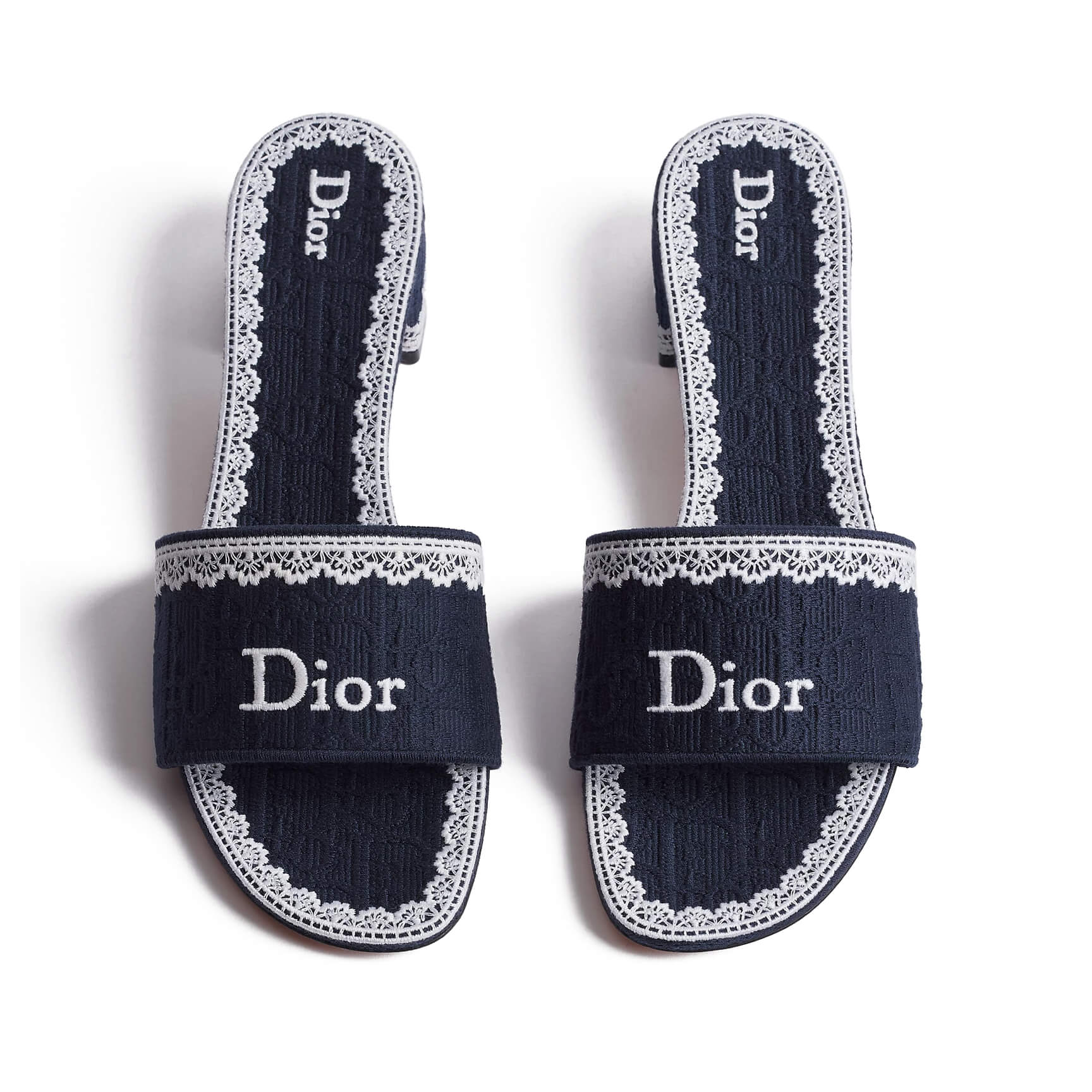 Dior Dentelle Heeled Slide