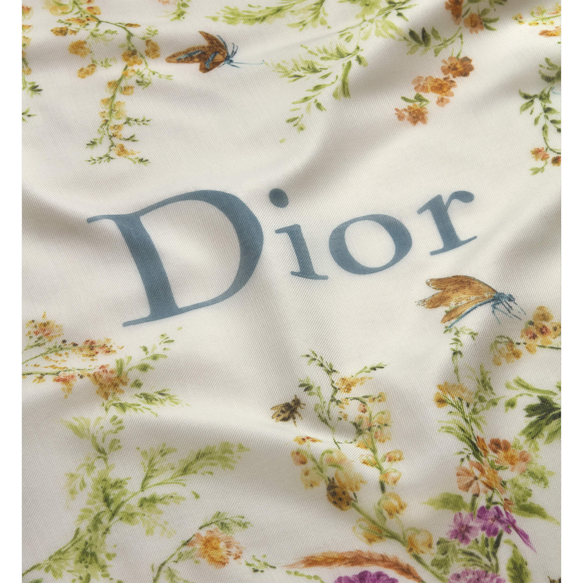 Dior Dioriviera Toile De Jouy Floral Garden Shawl